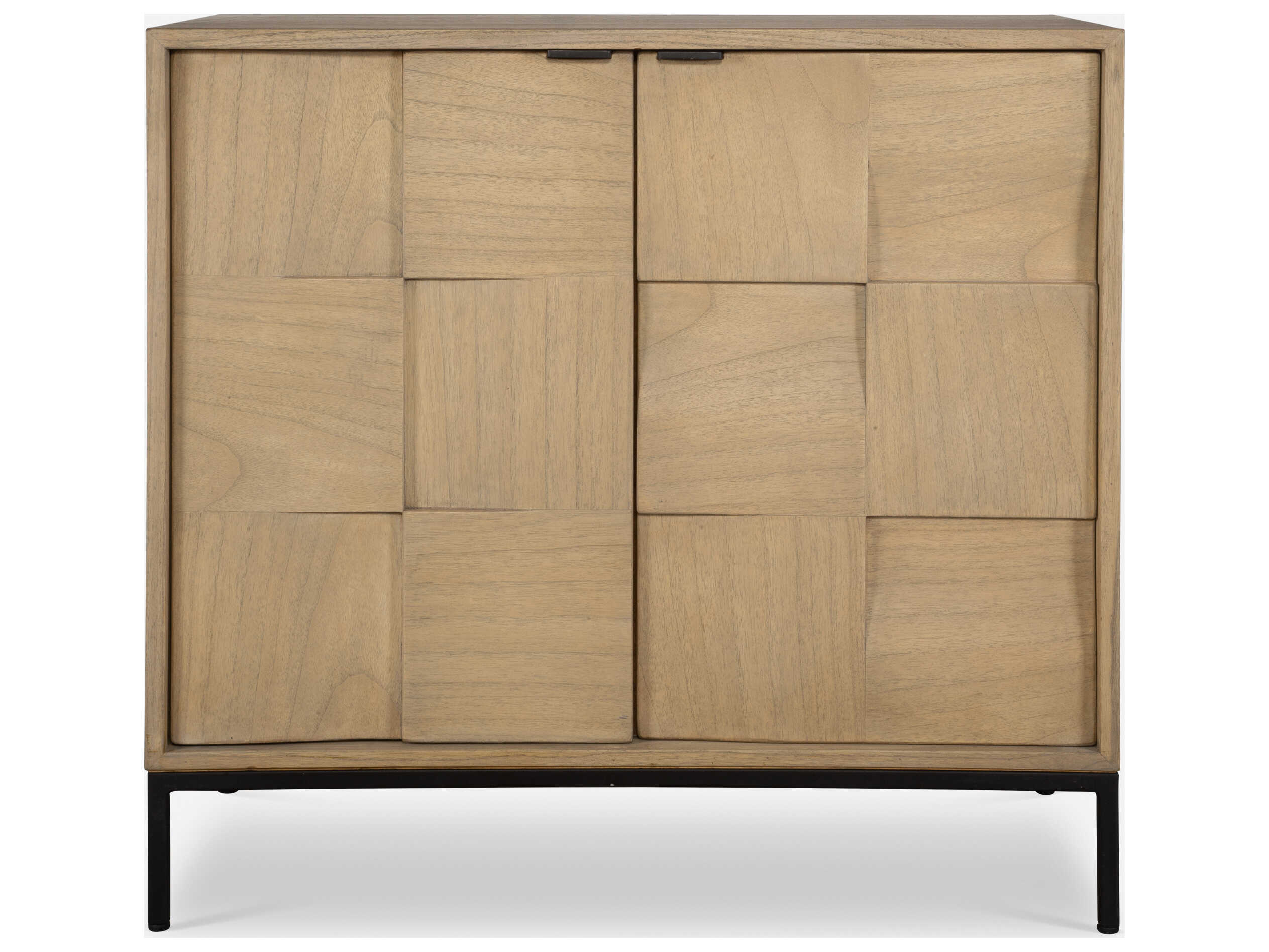 Uttermost Lorenzo Natural Matte Black Mindi Wood Accent Chest