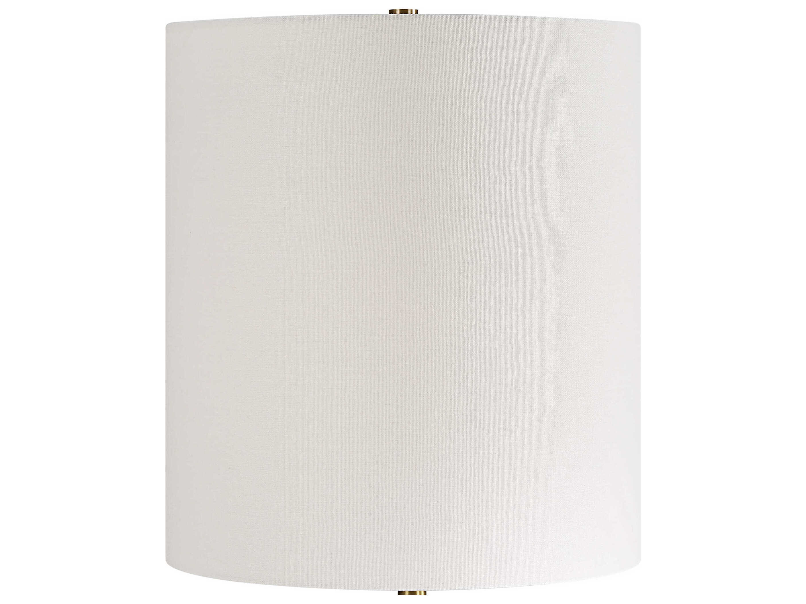 Uttermost Abyss Light Blue Midnight Round Drum Hardback Table Lamp