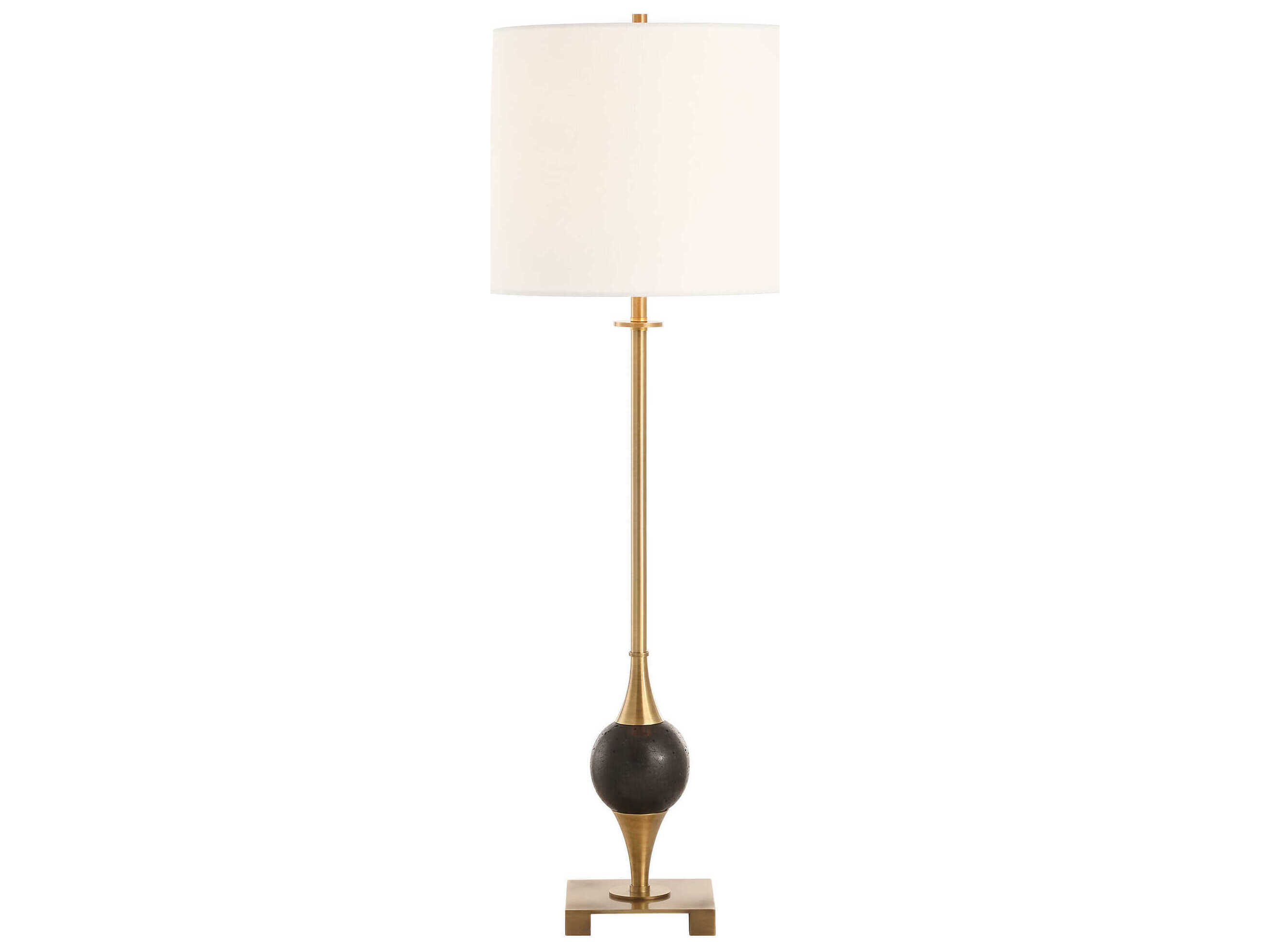 Uttermost Dempsey Plated Brass Buffet Lamp