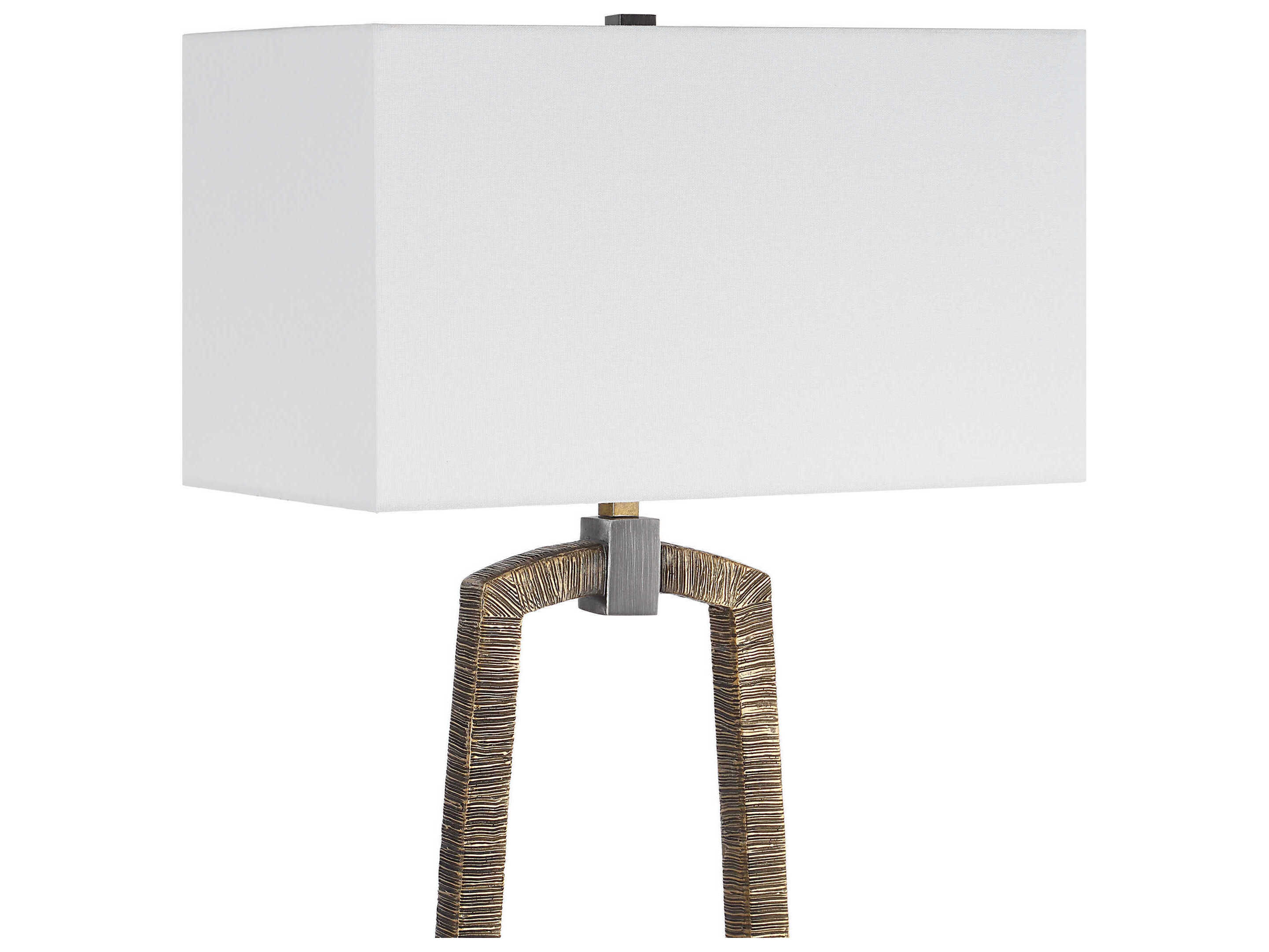 Uttermost Relic Antiqued Gold Floor Lamp