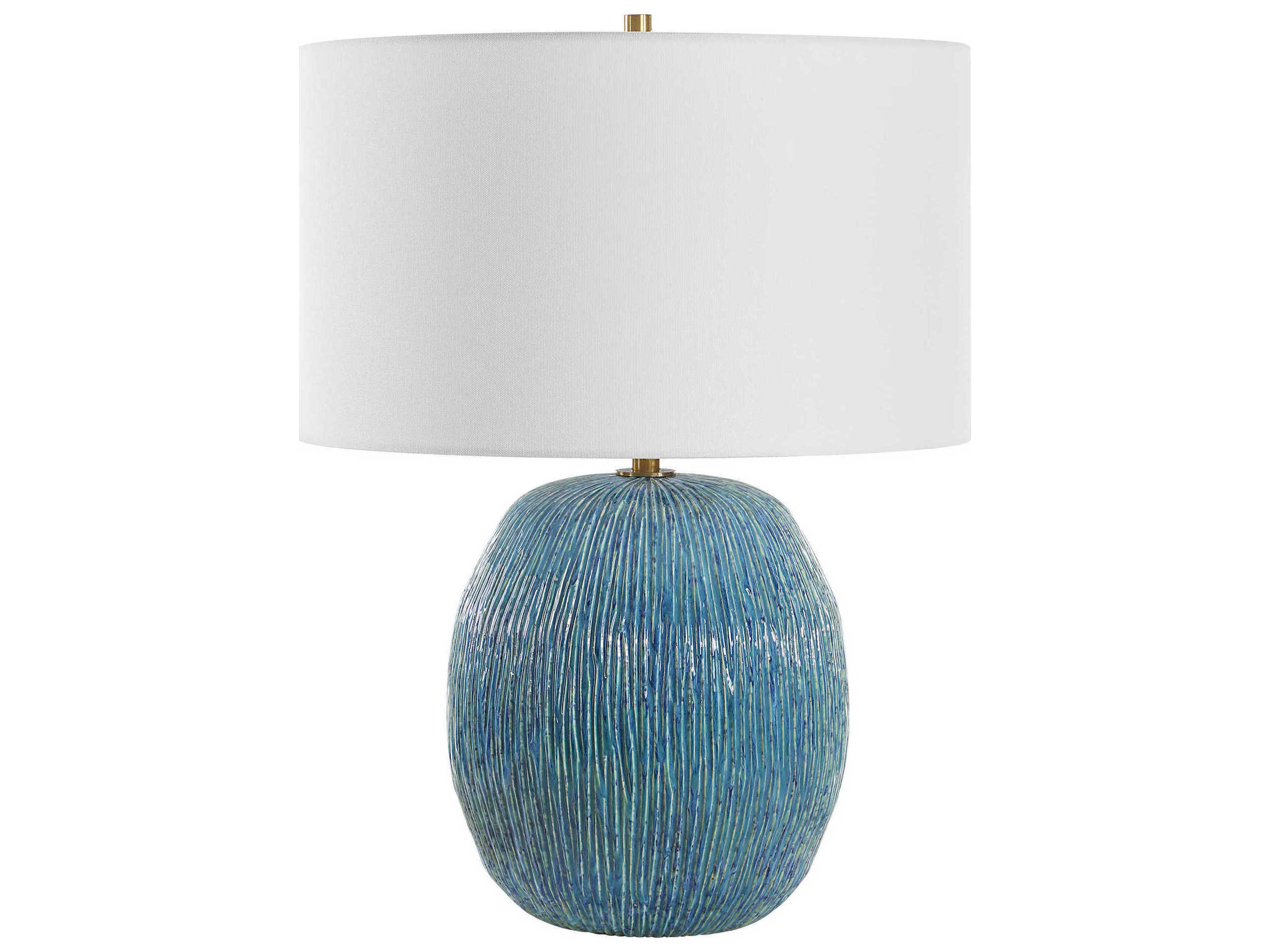 Uttermost Elysia Blue Table Lamp