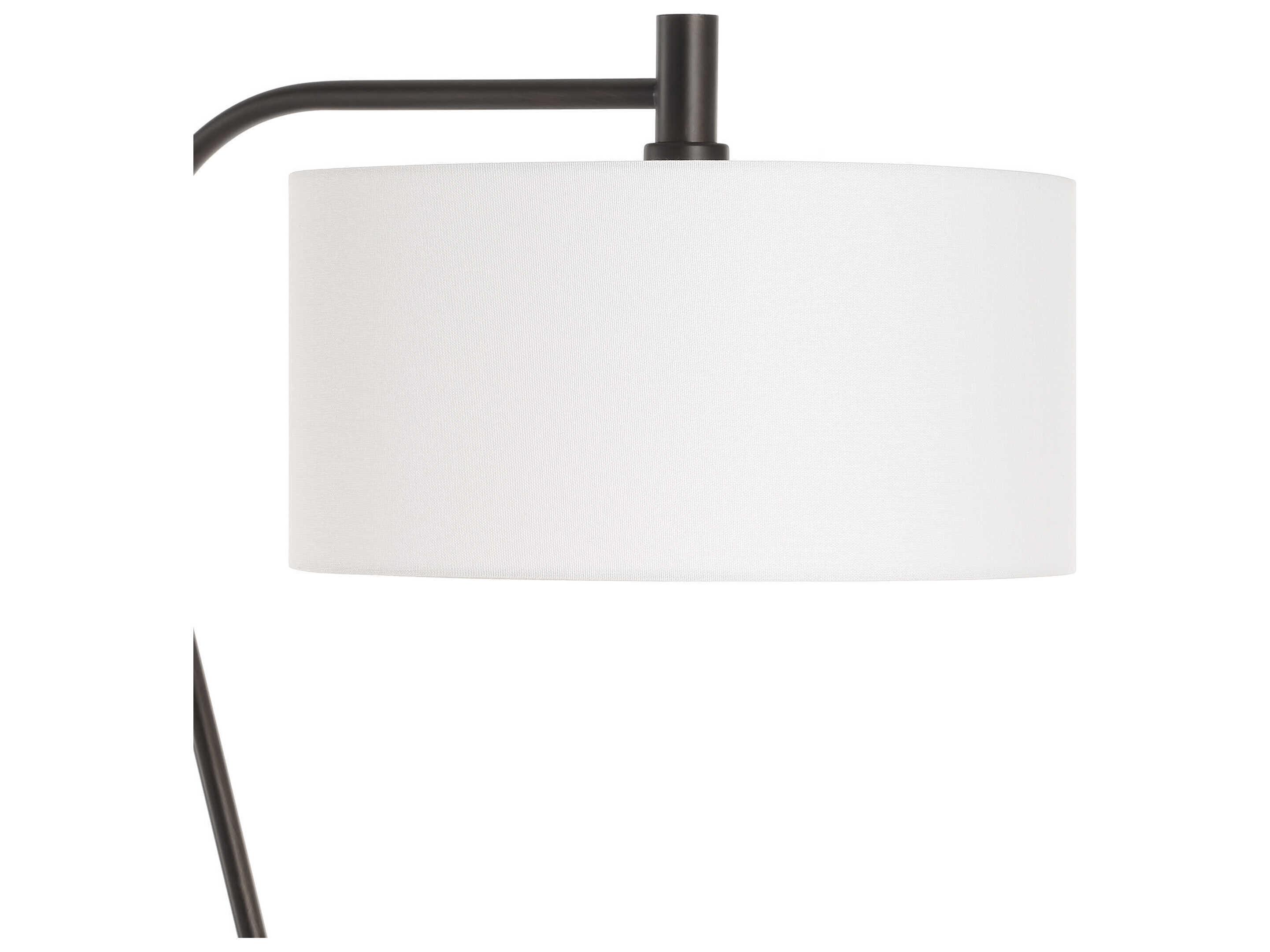 Uttermost Irwin Antique Brass Rustic Dark Bronze Floor Lamp