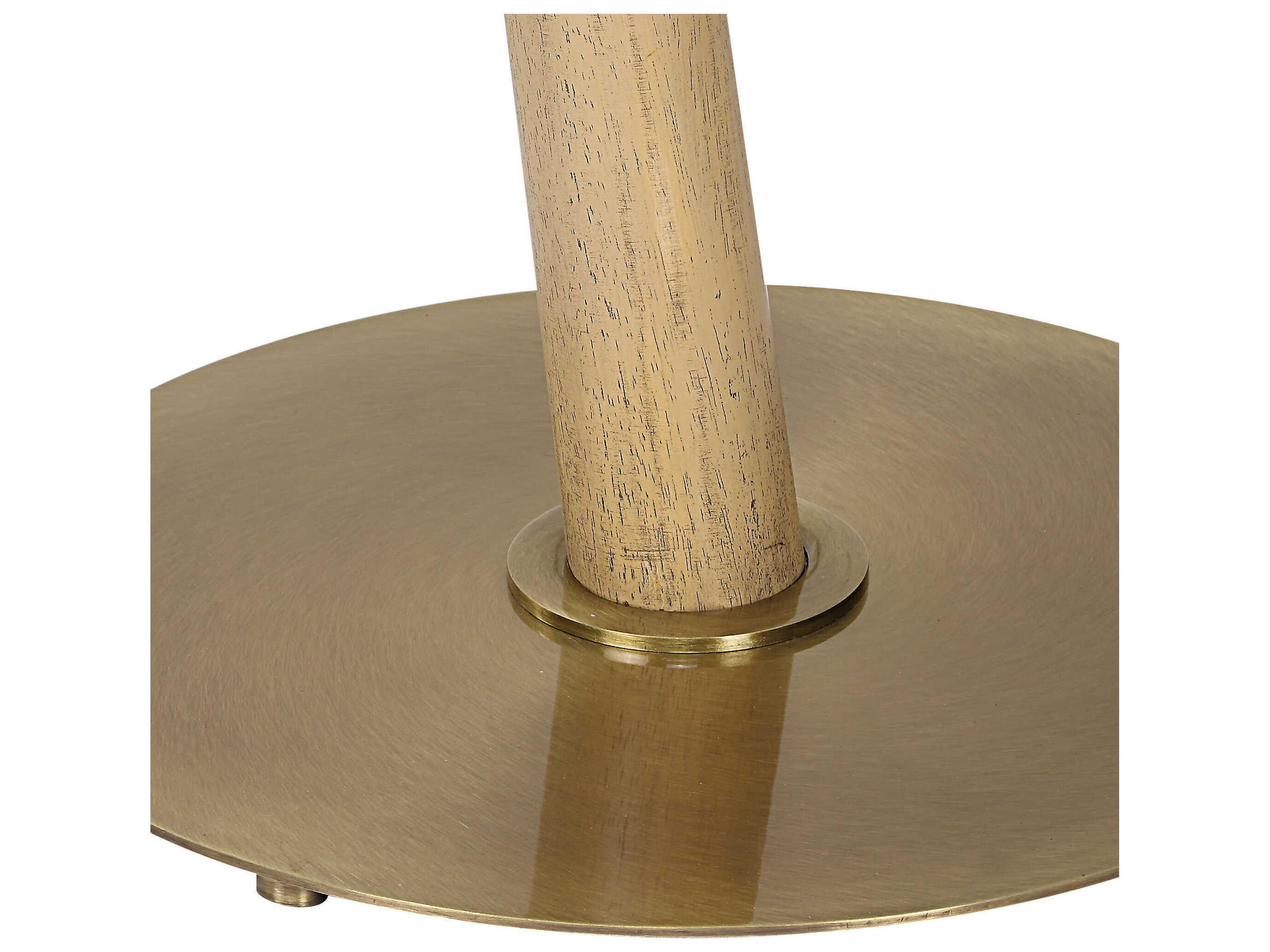 Uttermost Kennett Antique Brass Floor Lamp