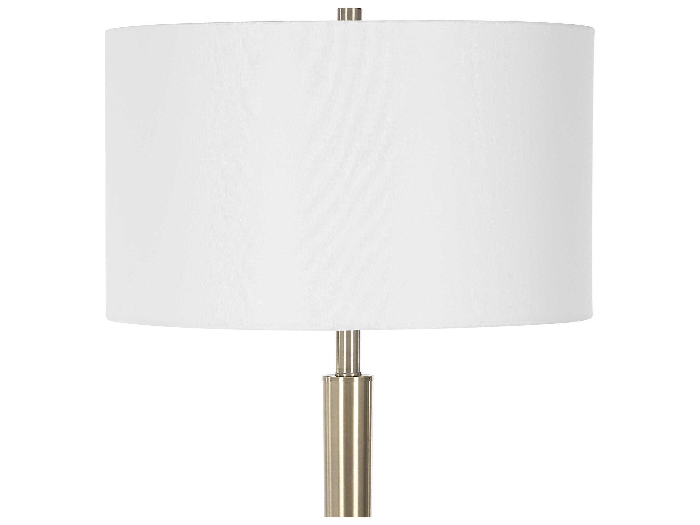 Uttermost Curran Plated Brass Floor Lamp