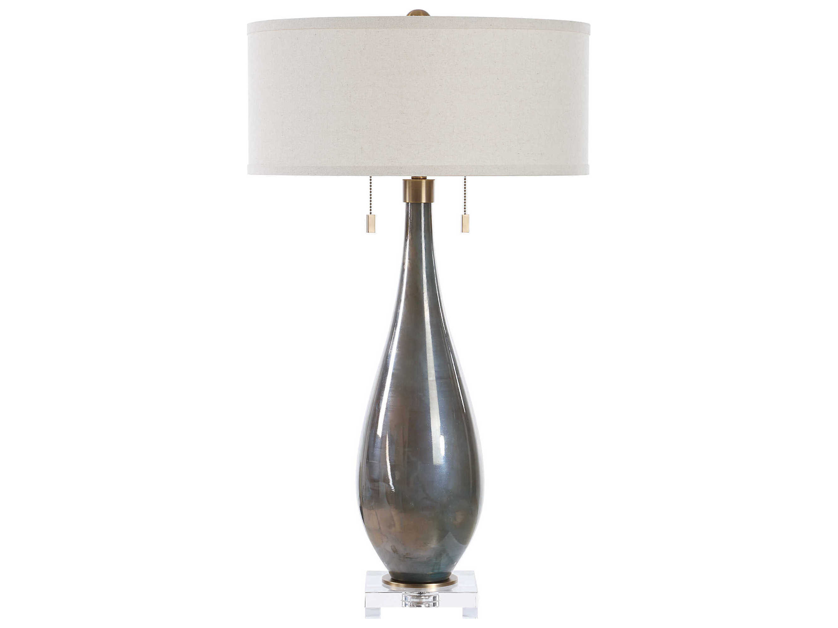Uttermost Cardoni Iridescent Bronze Buffet Lamp