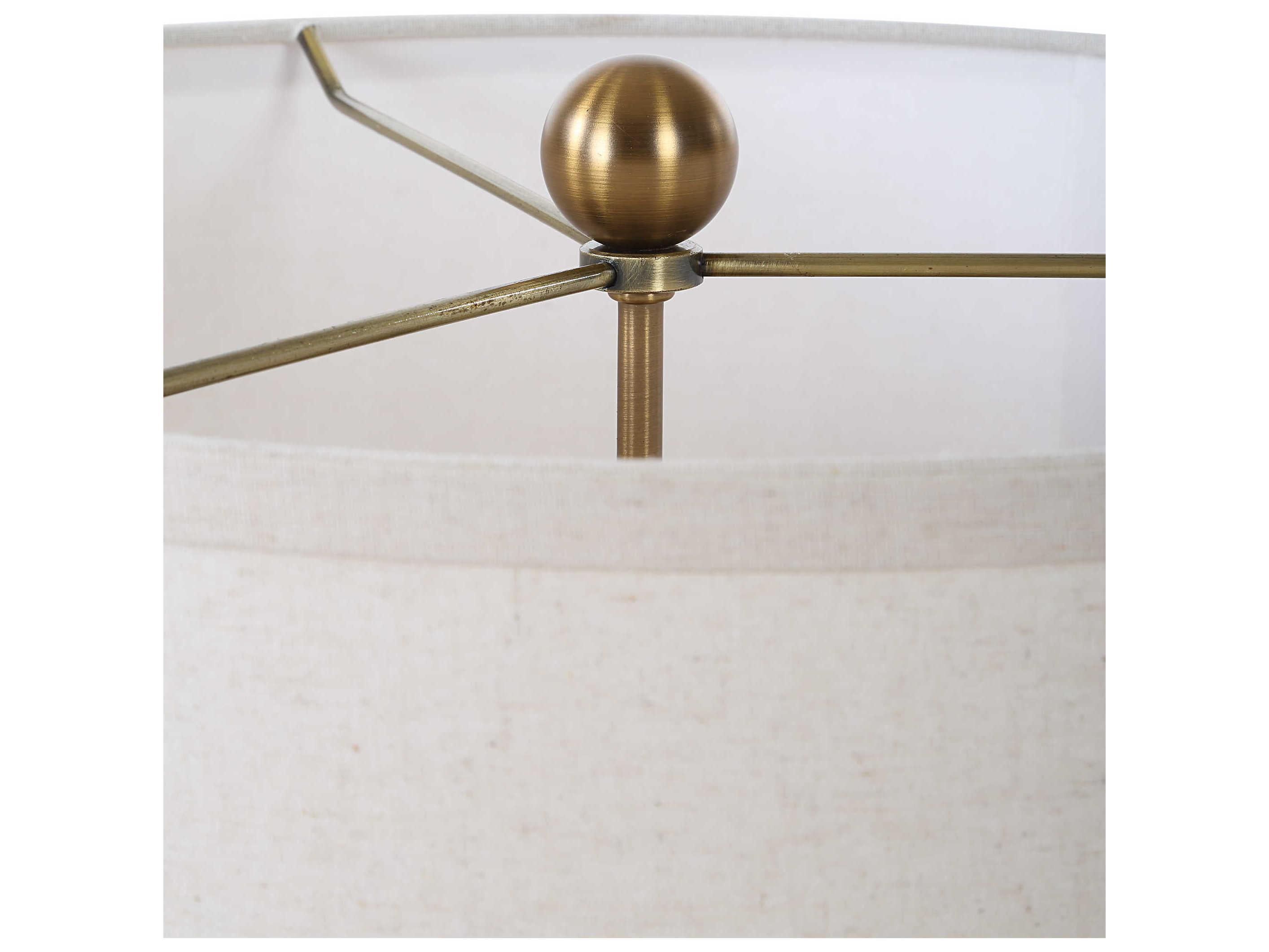 Uttermost Cardoni Iridescent Bronze Buffet Lamp