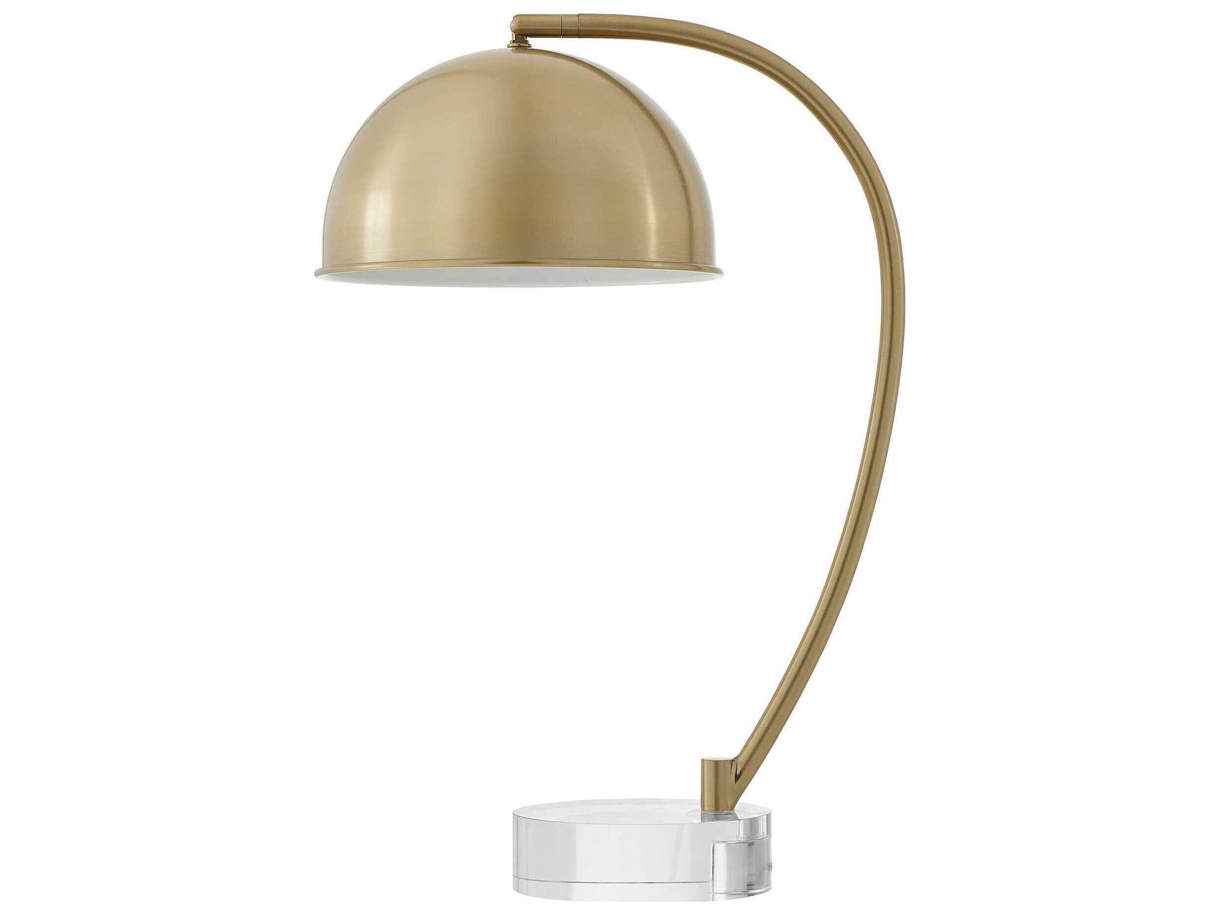 Uttermost Romani Antique Brass Desk Lamp