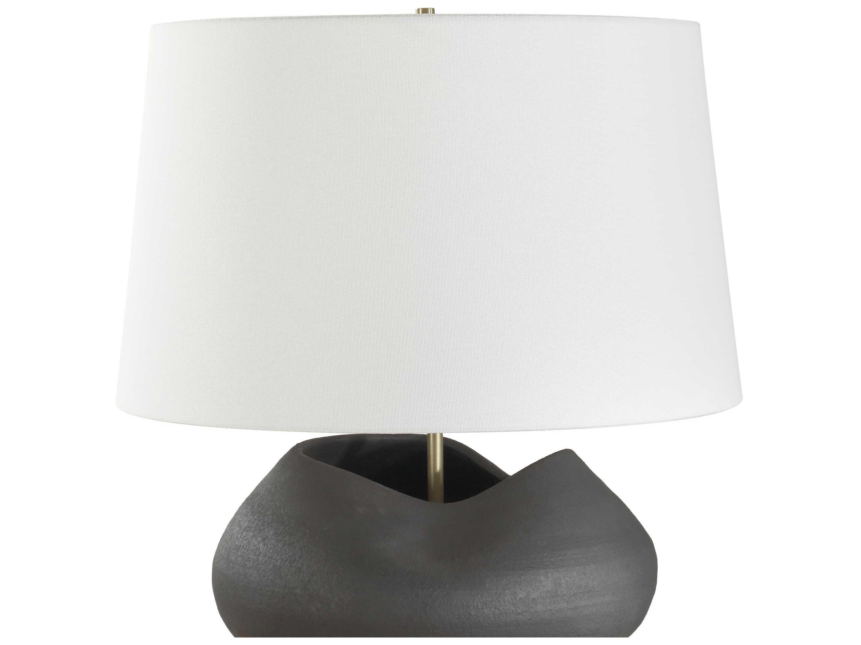 Uttermost Nocturne Aged Black Table Lamp