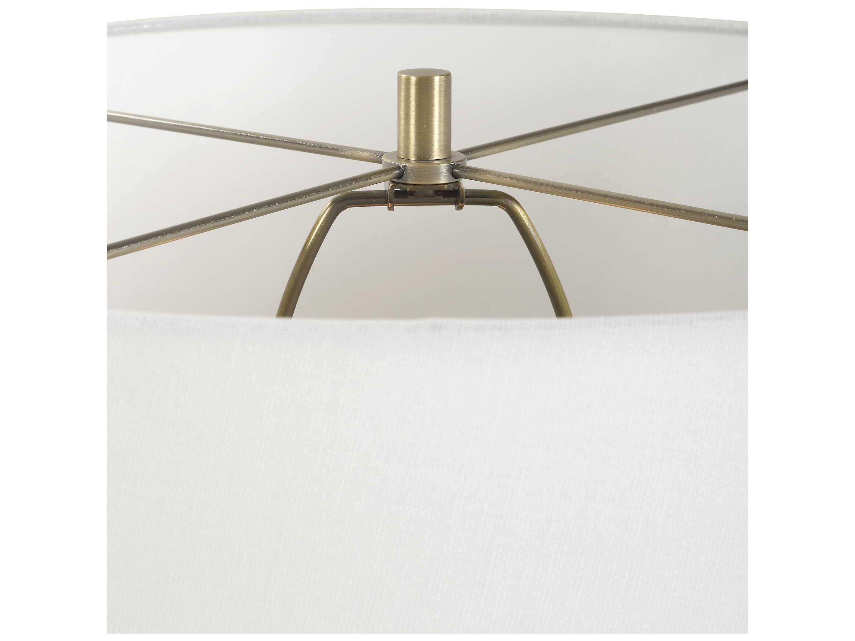 Uttermost Nocturne Aged Black Table Lamp