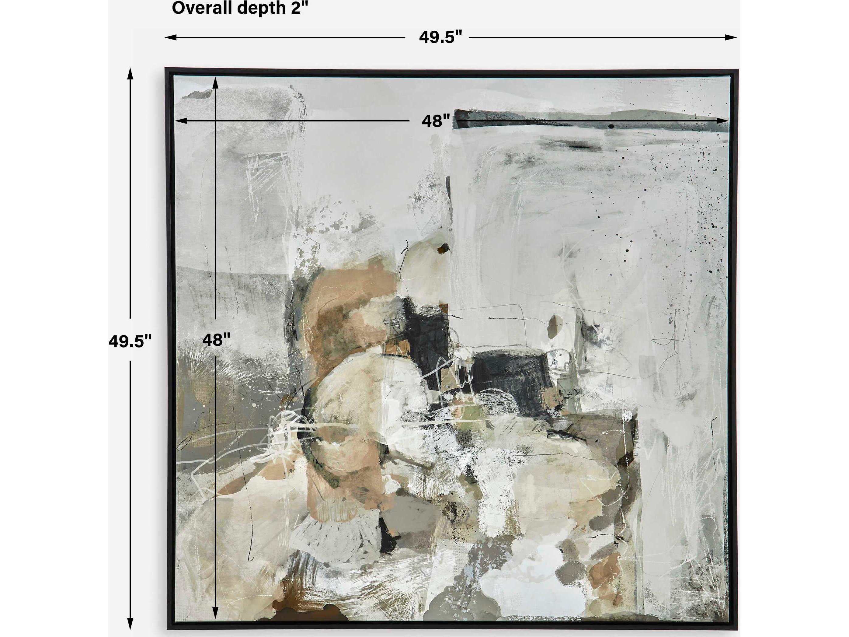 Uttermost Solace-I Abstract Art On Canvas