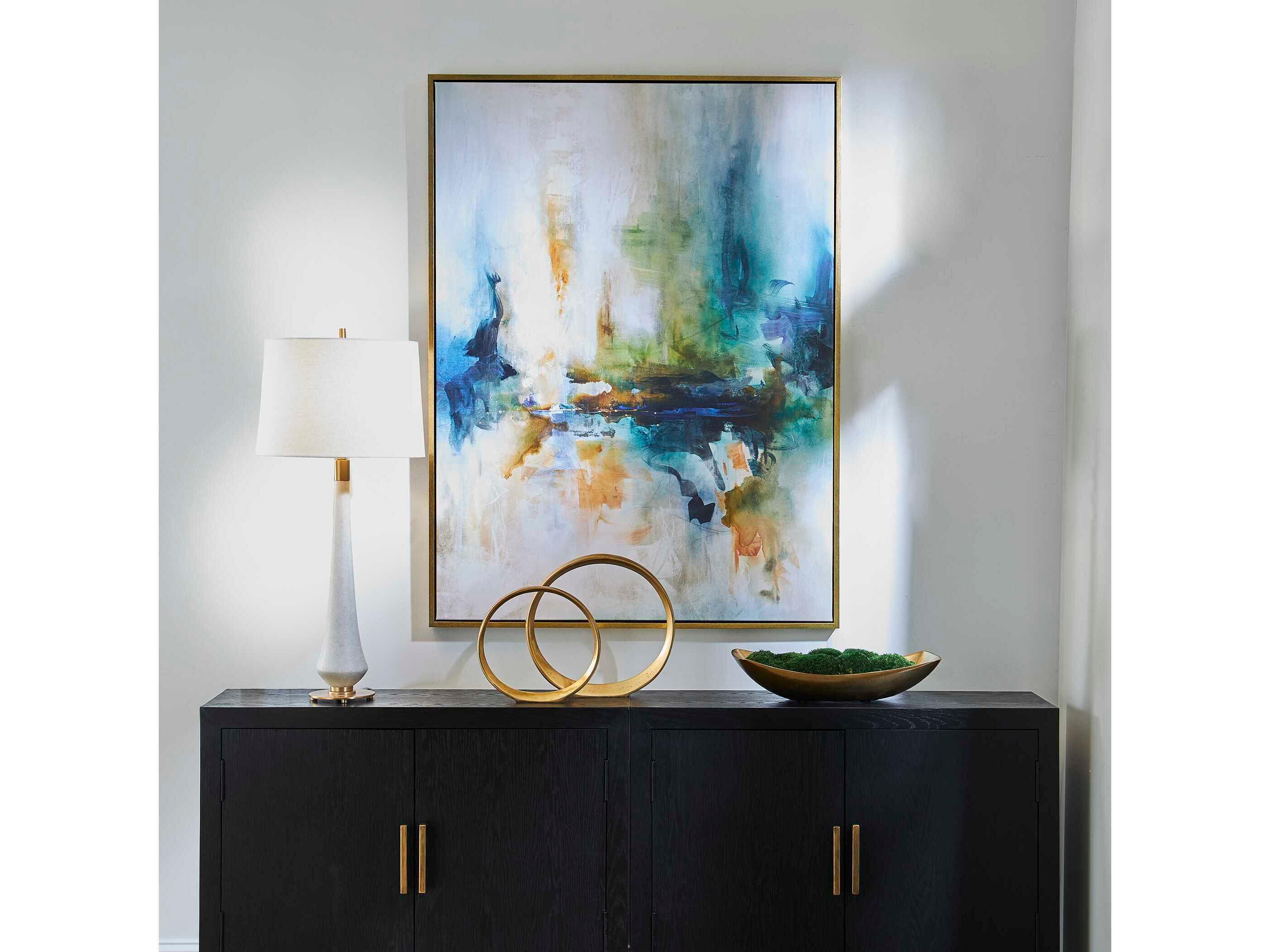 Uttermost Excursion Framed Abstract Art