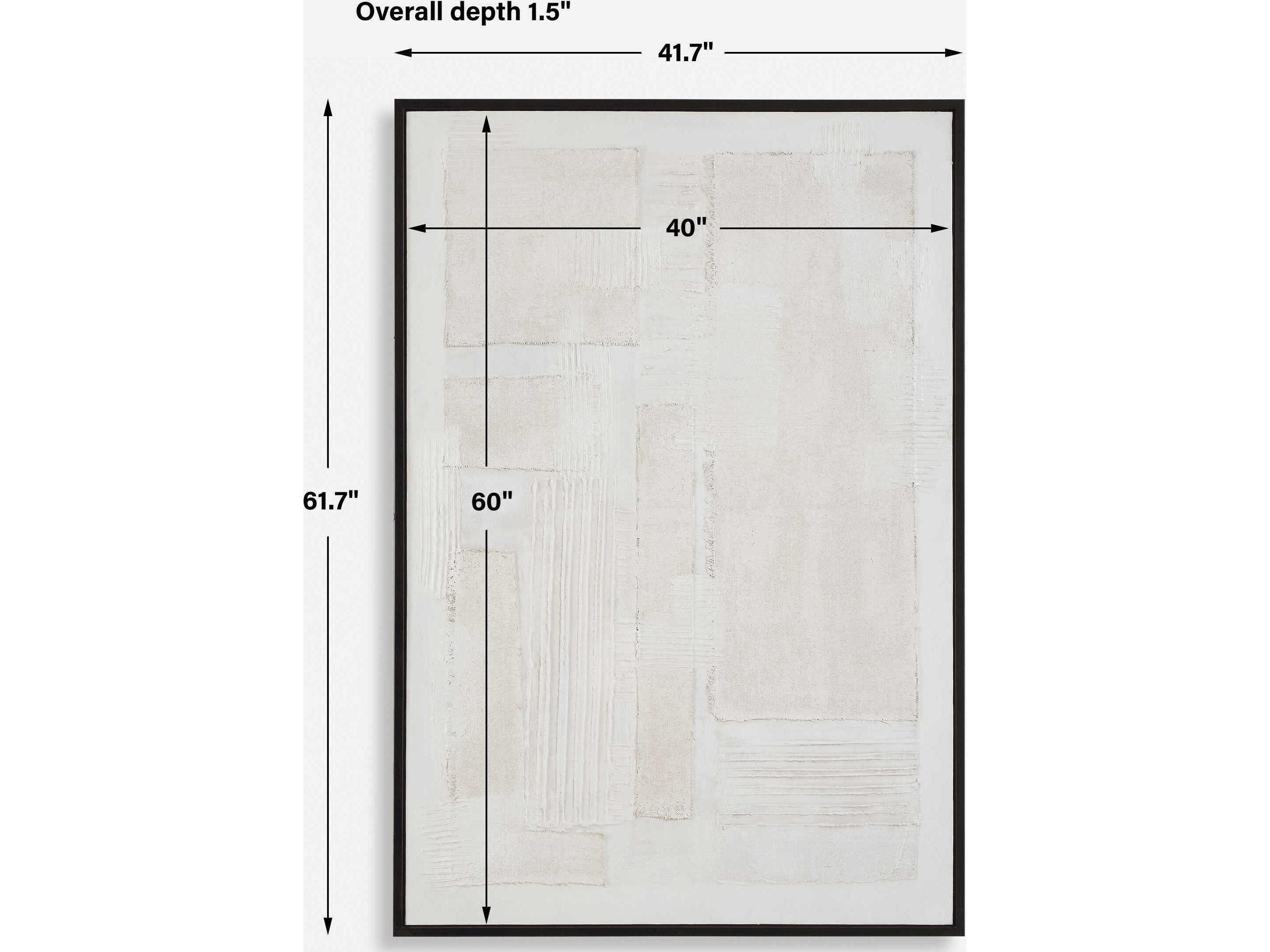 Uttermost Clean Slate Hand Painted Canvas Wall Art