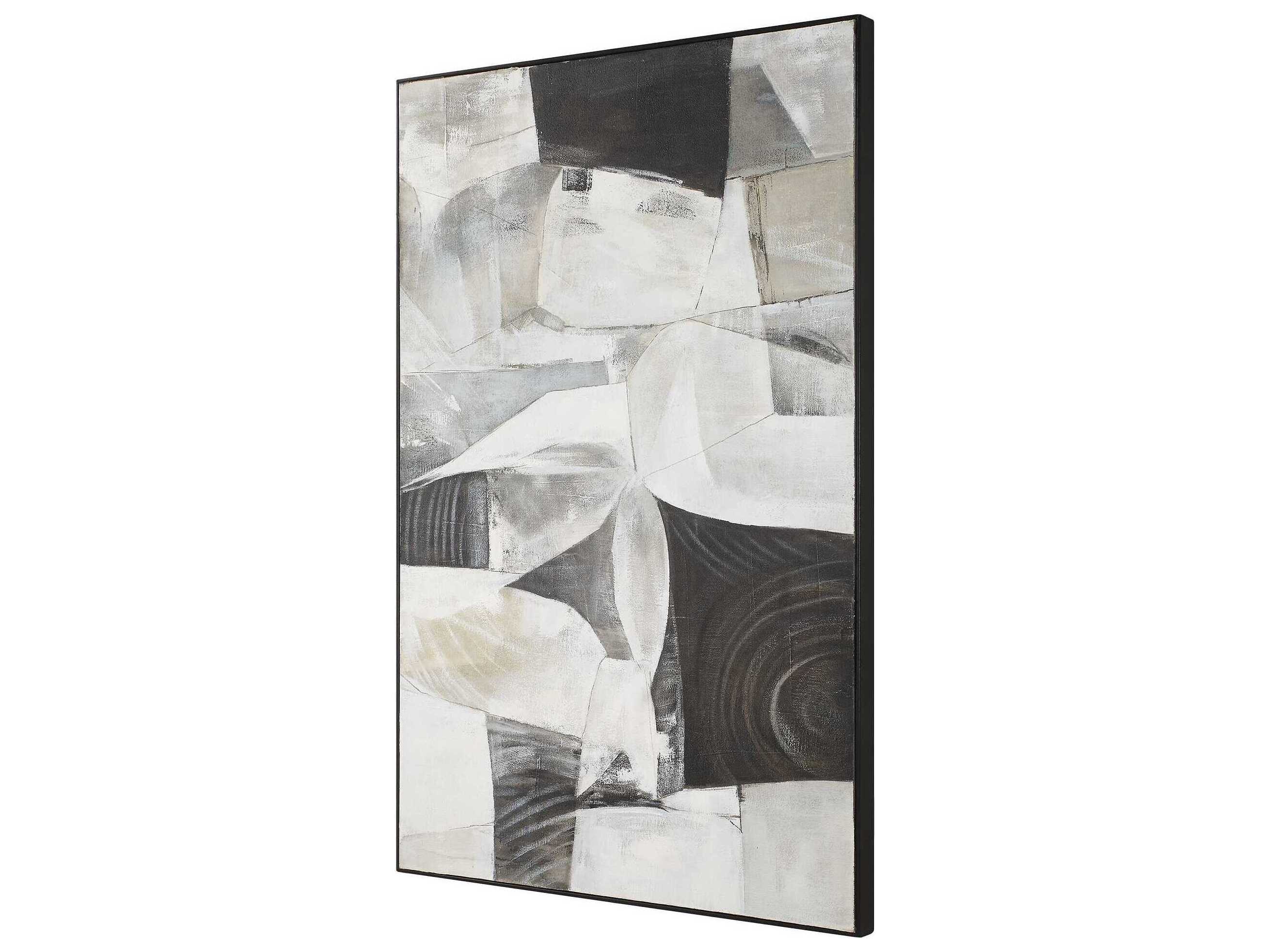 Uttermost Folding Time Framed Abstract Art
