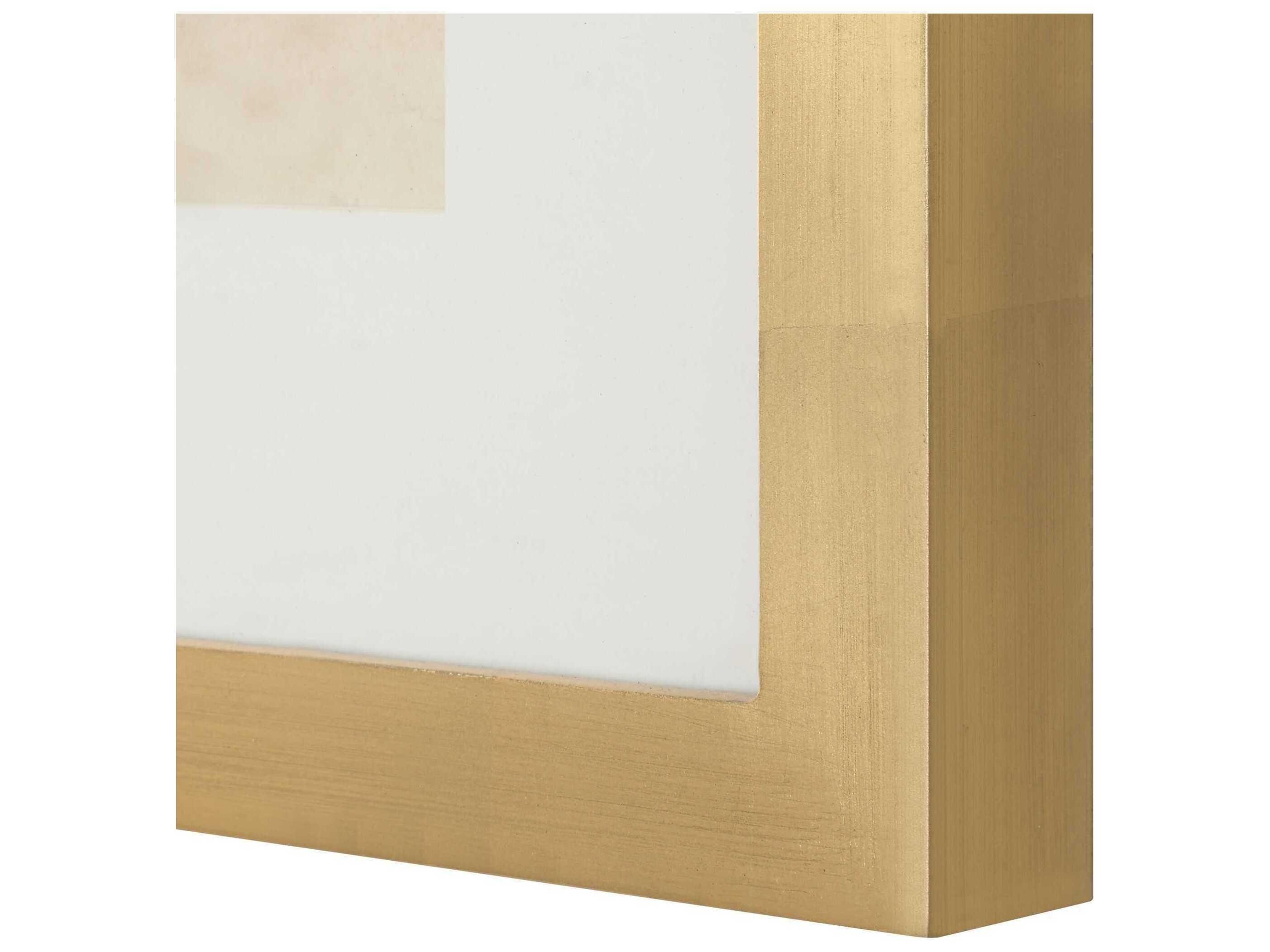 Uttermost So Golden Abstract Landscape Prints Set of 2