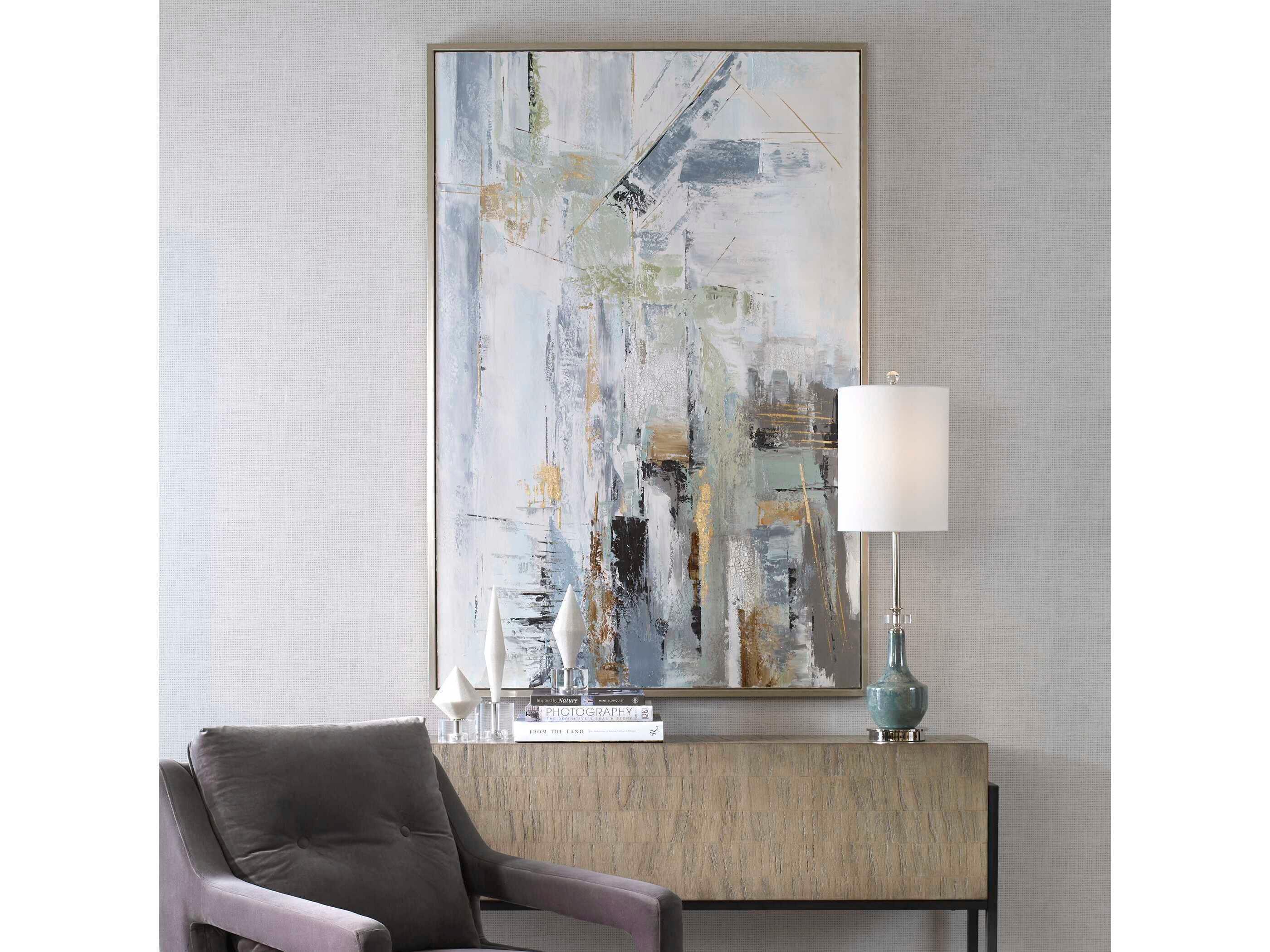 Uttermost Natural Springs Hand Painted Canvas Wall Art