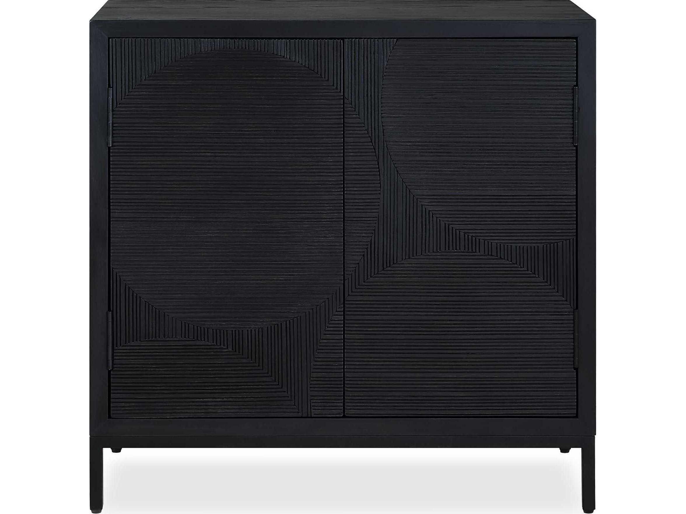 Uttermost Beswick Matte Black Accent Chest