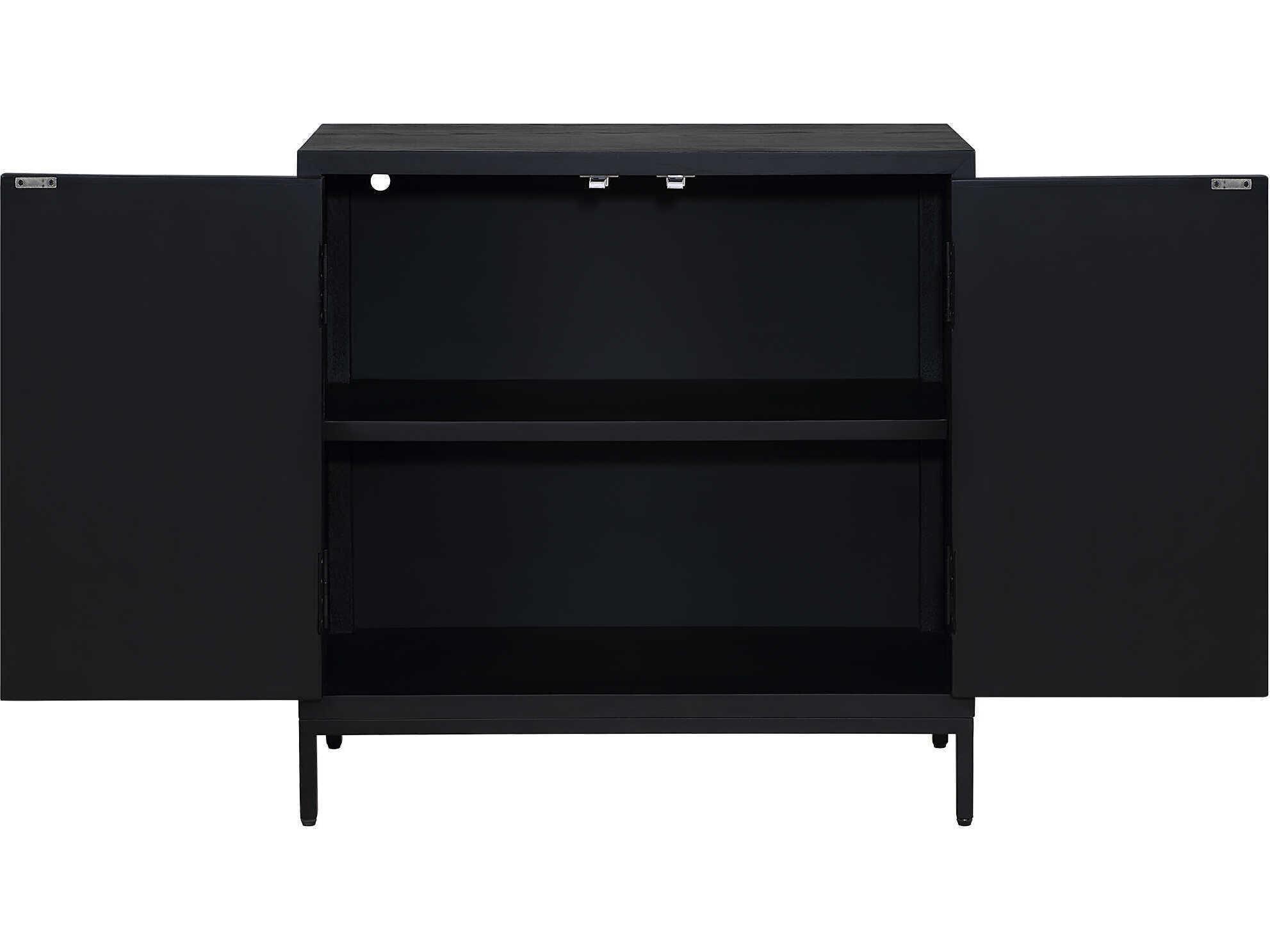 Uttermost Beswick Matte Black Accent Chest