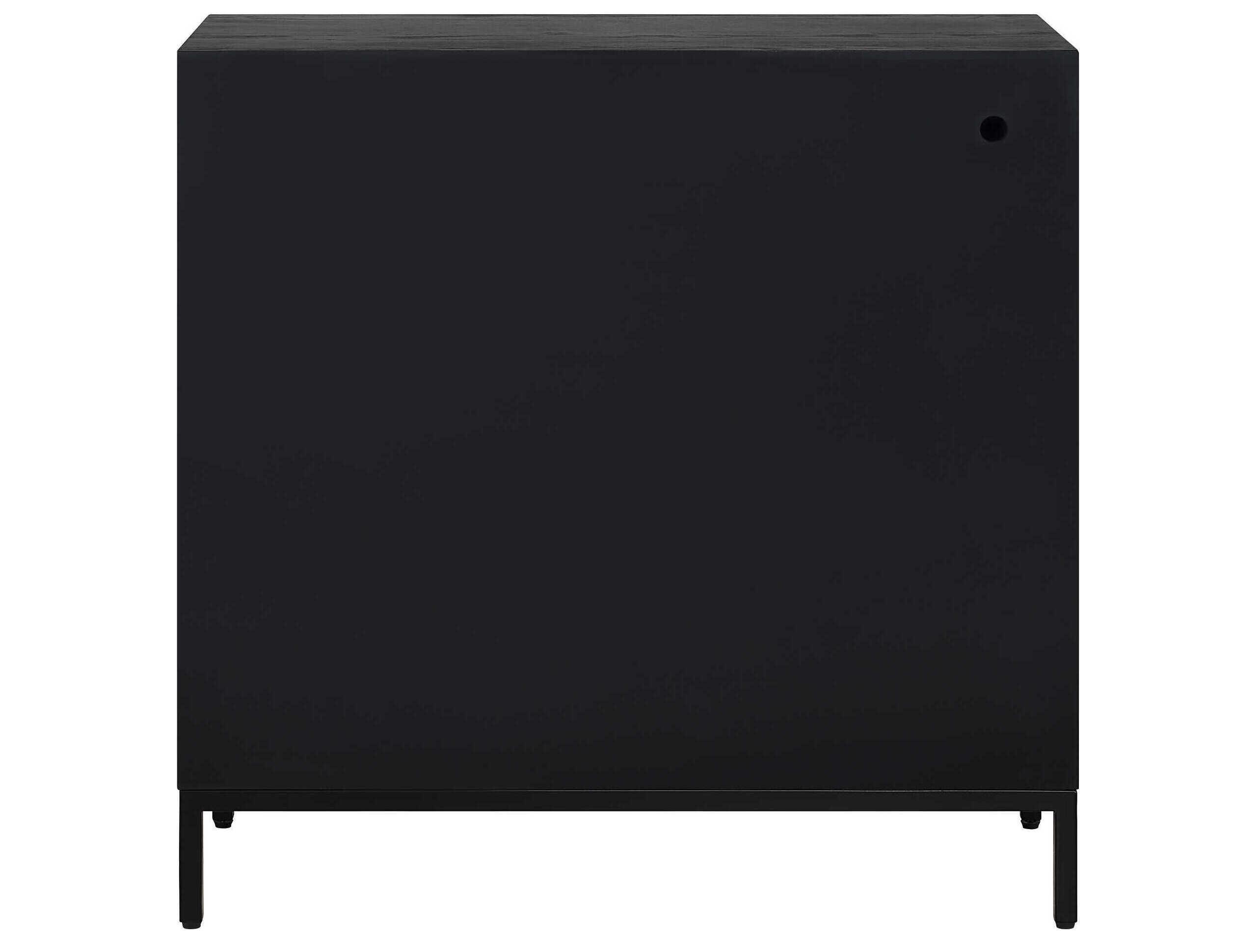 Uttermost Beswick Matte Black Accent Chest