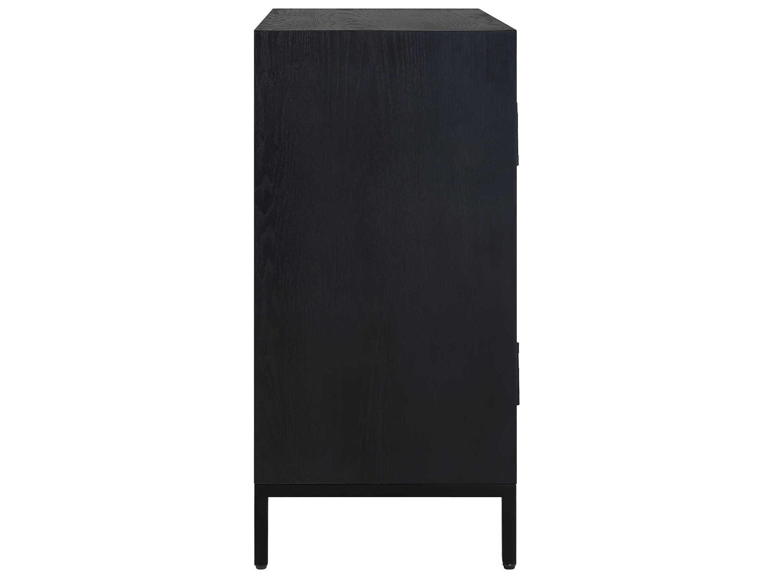 Uttermost Beswick Matte Black Accent Chest