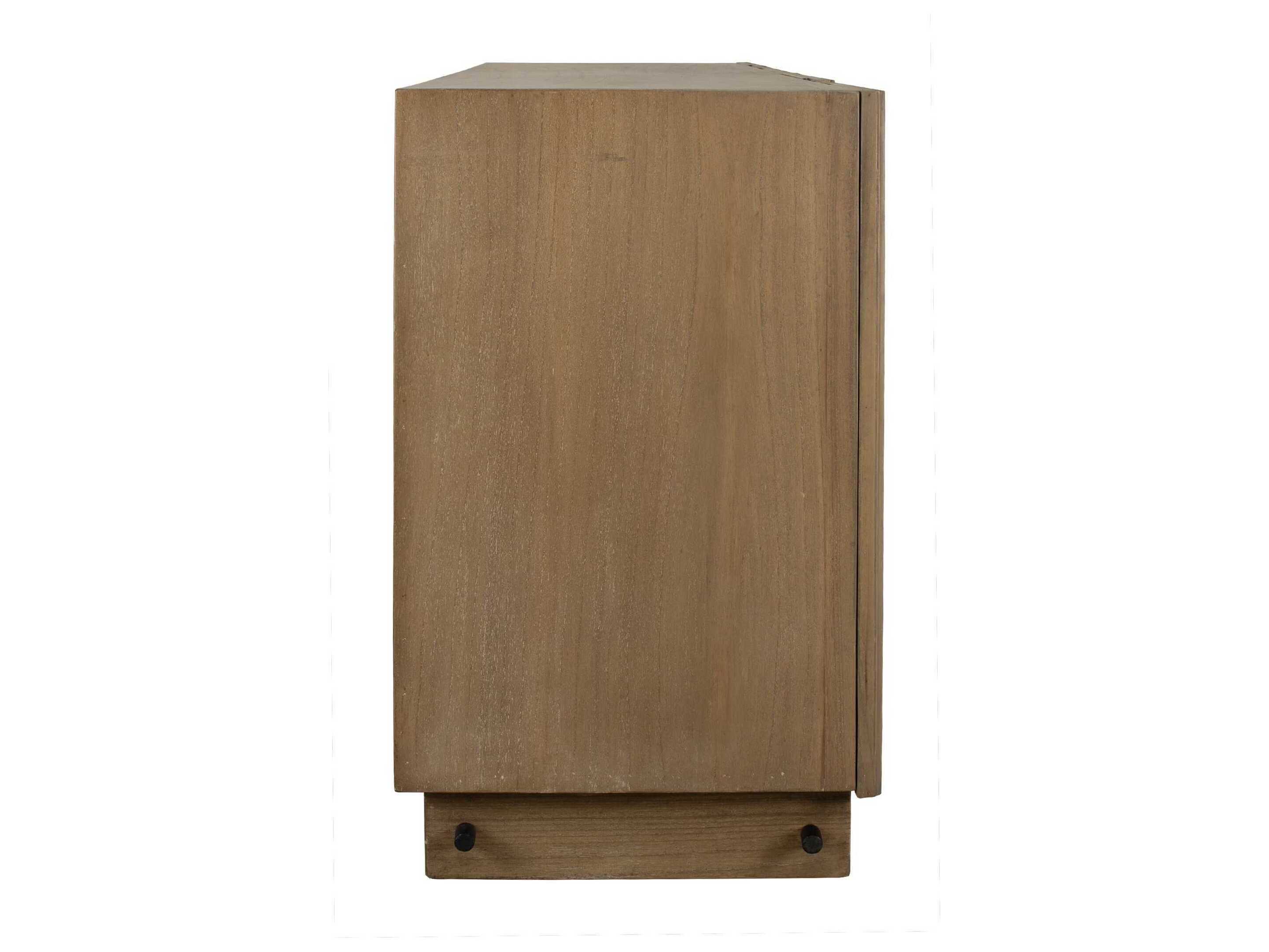 Uttermost Kellem 64" Mindi Wood Matte Black Sideboard