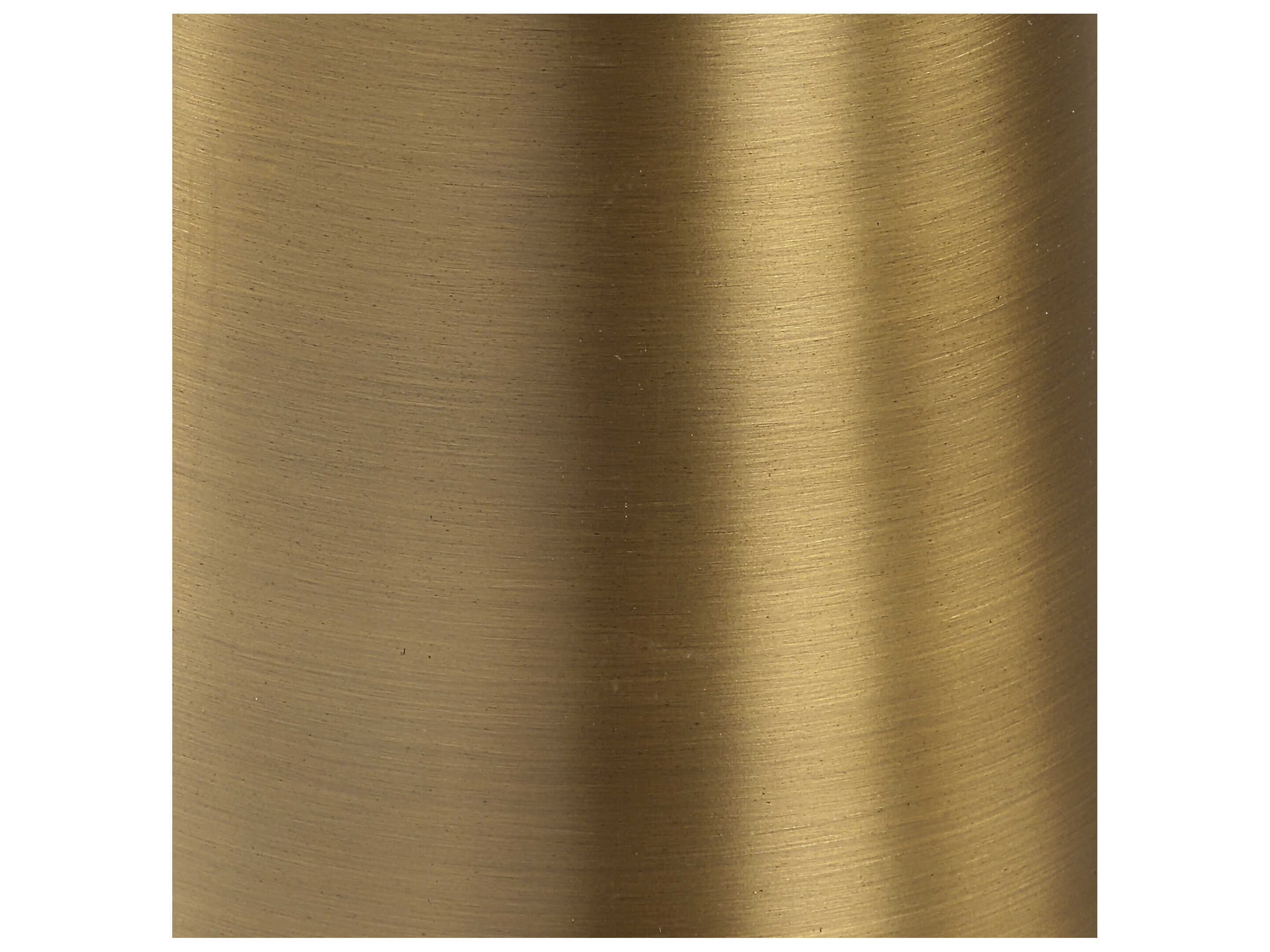 Uttermost Holton Round Clear Brushed Brass End Table