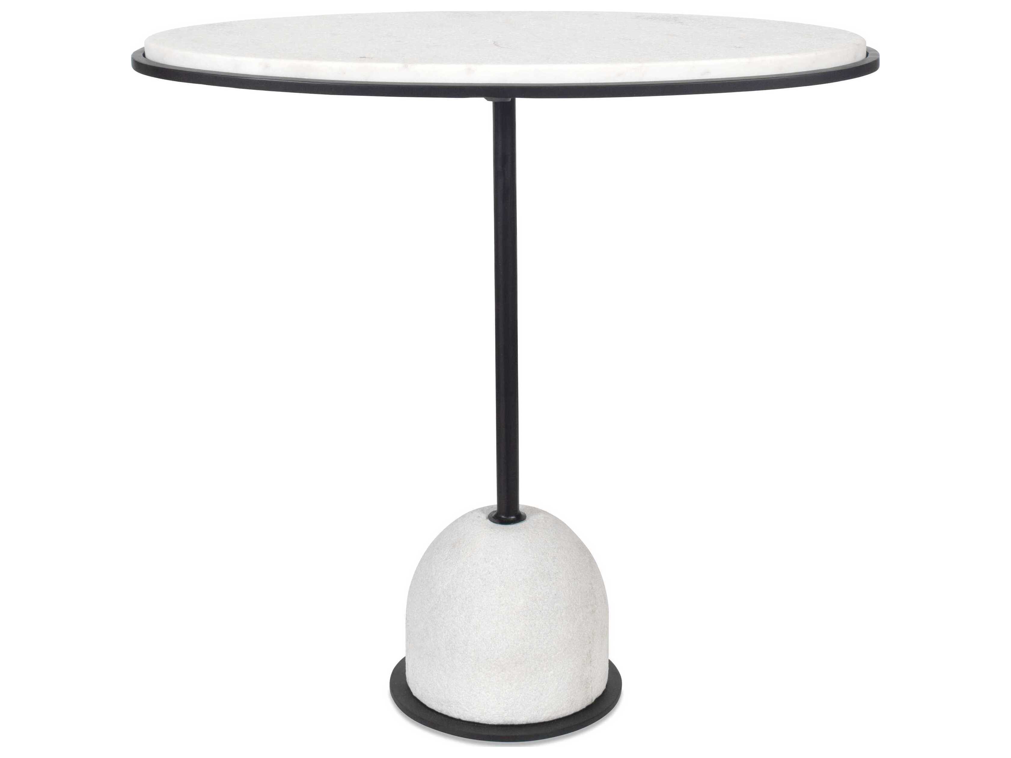 Uttermost Morro Oval Marble End Table