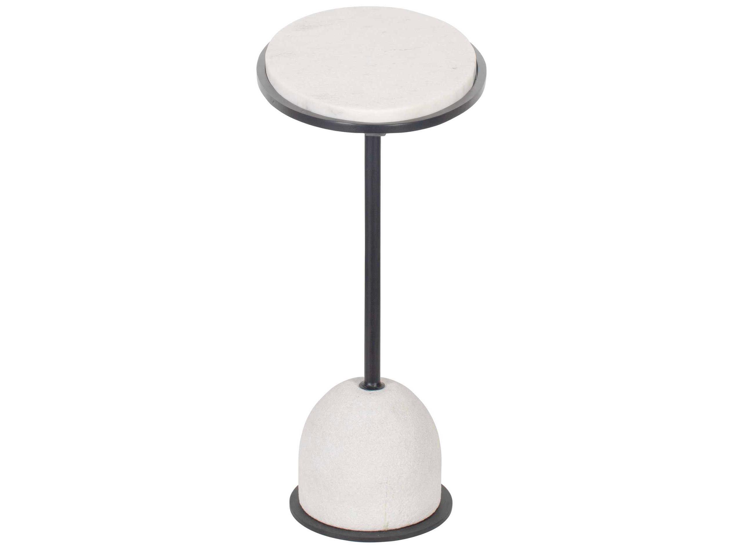Uttermost Morro Oval Marble End Table