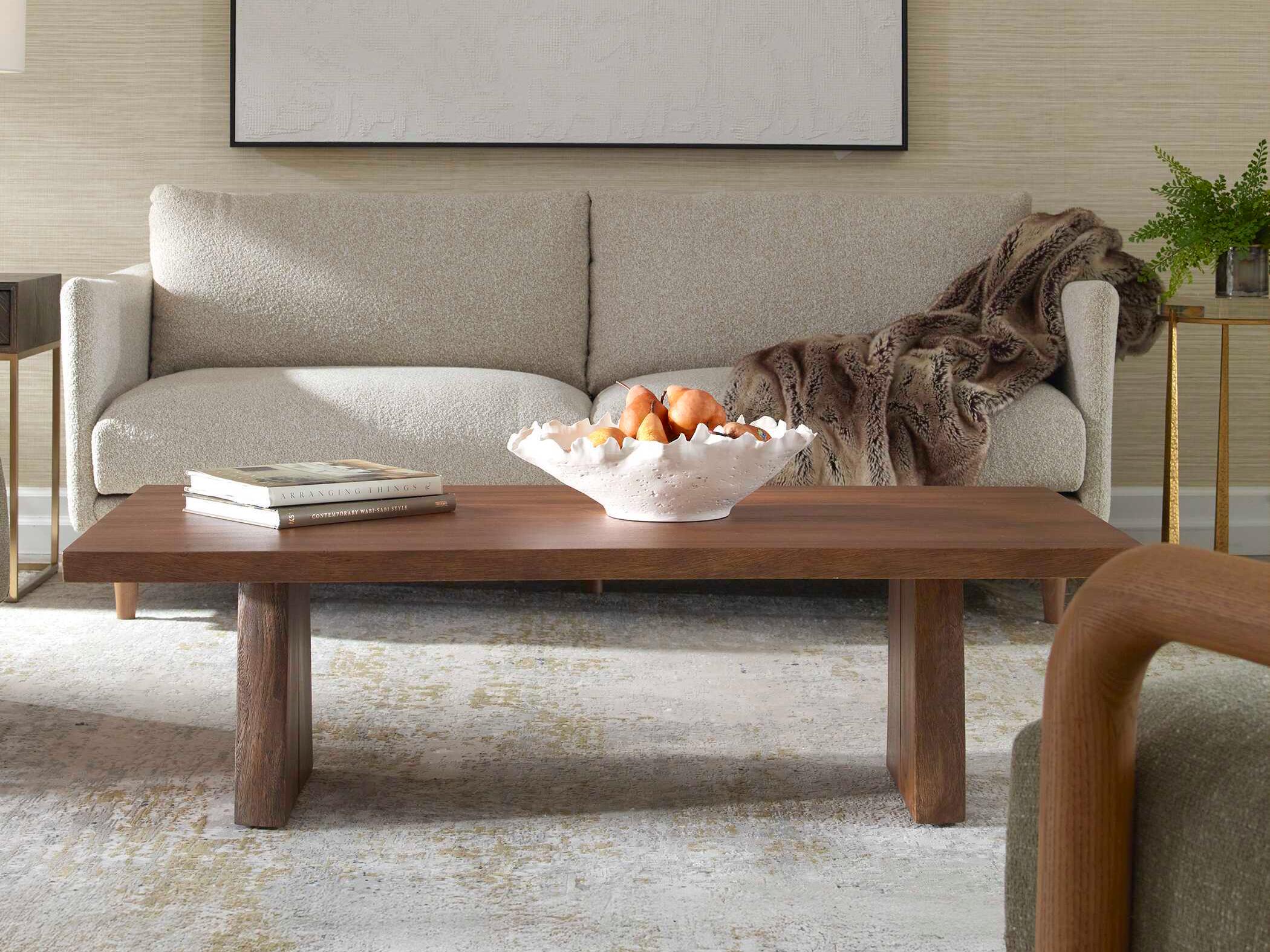 Uttermost Glenmore Rectangular Wood Natural Coffee Table