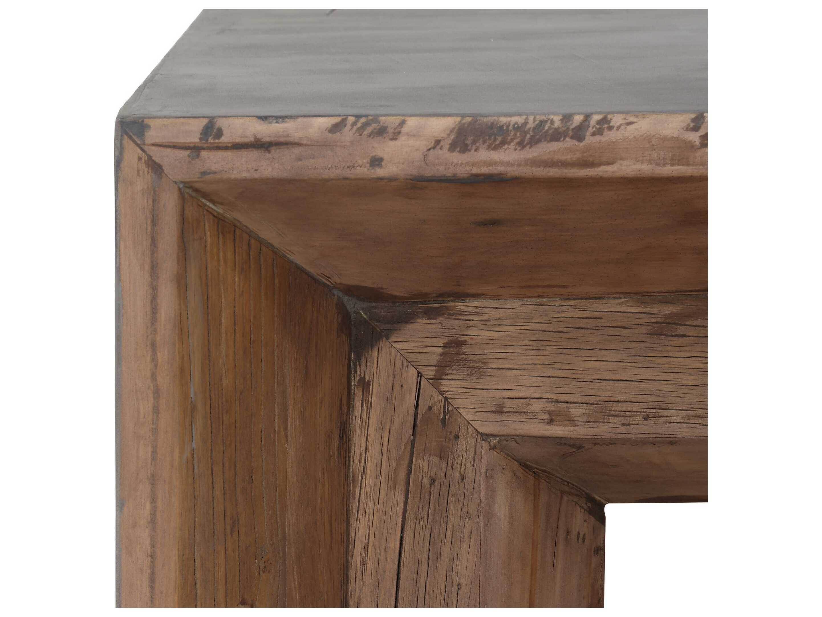 Uttermost Vail Rectangular Concrete Gray Coffee Table