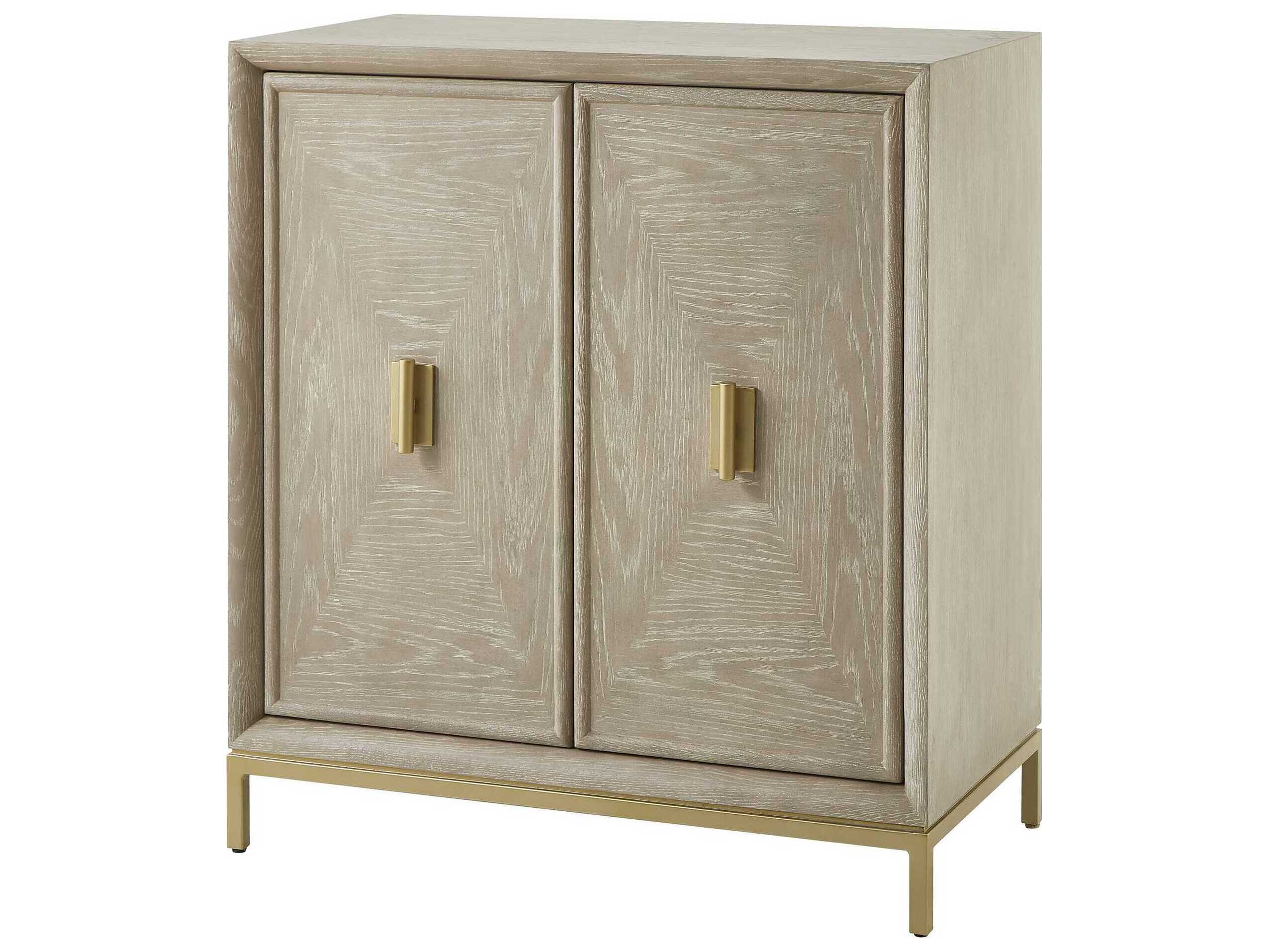 Uttermost Alessia Natural Beige Oak Wood Accent Chest
