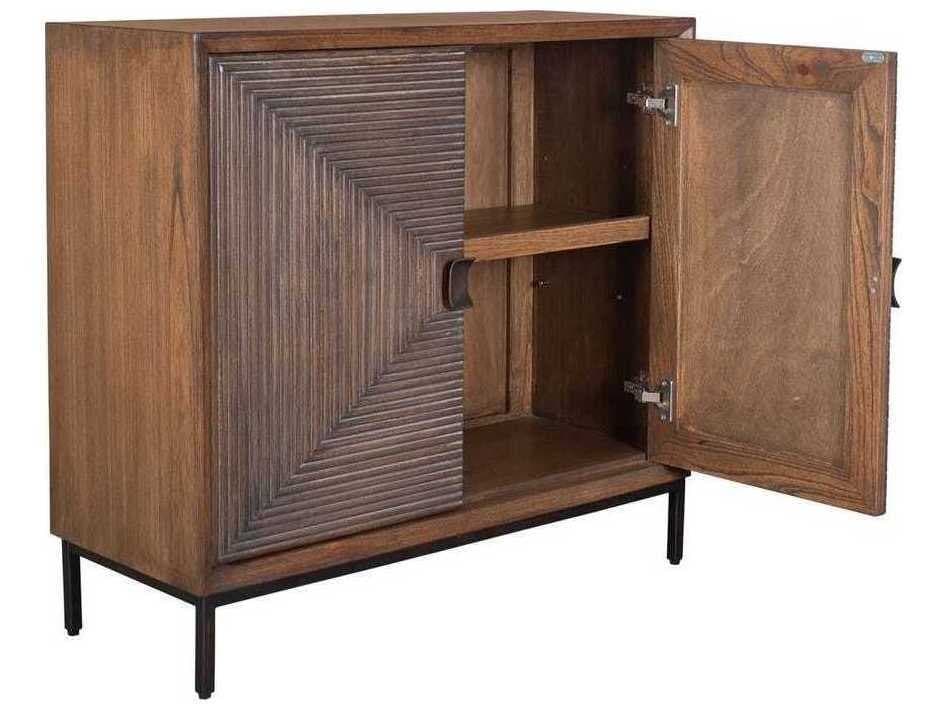 Uttermost Bottom Line Natural Brown Mindi Wood Accent Chest