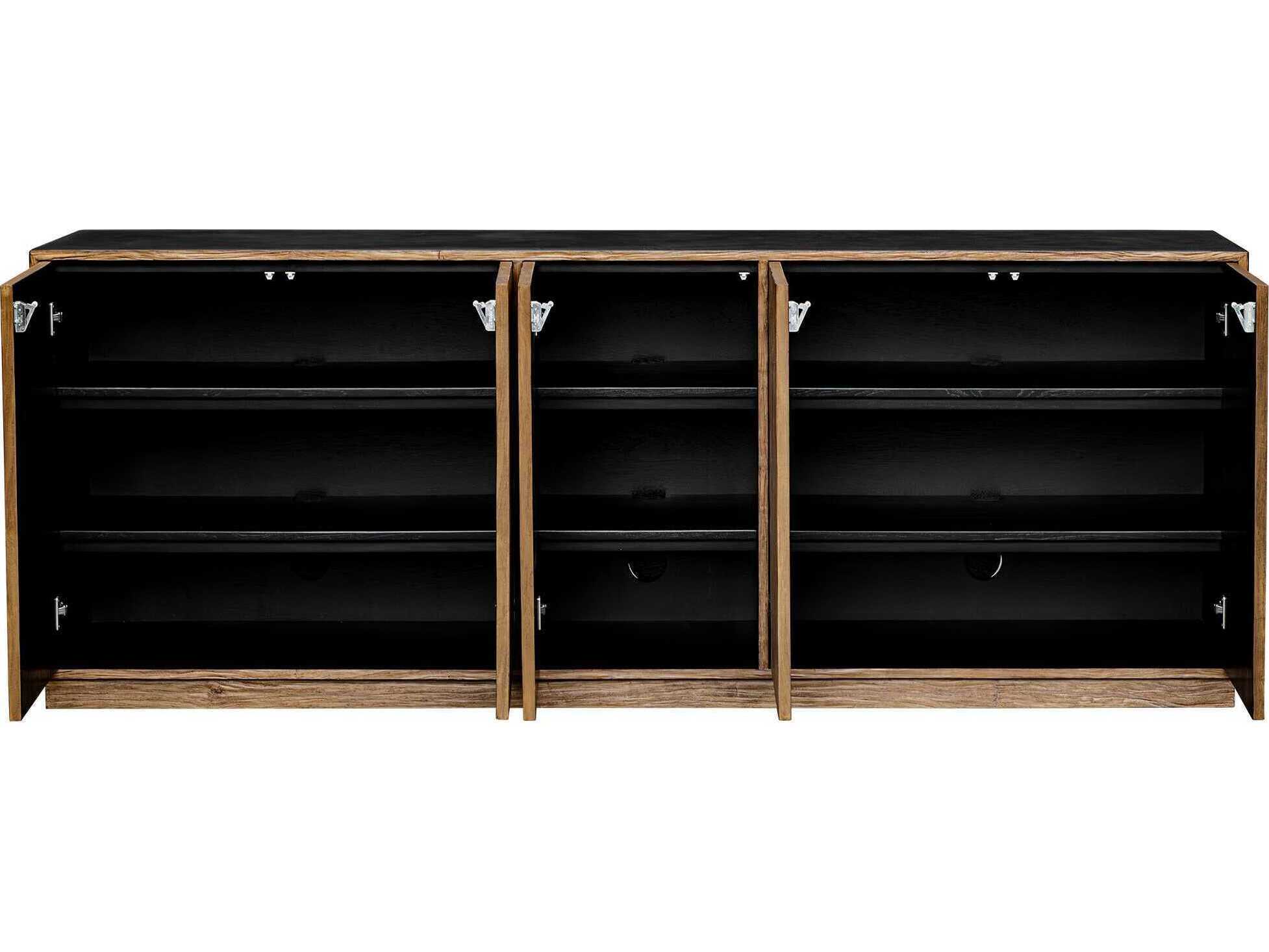 Uttermost Kelvin 90" Mahogany Wood Media Console