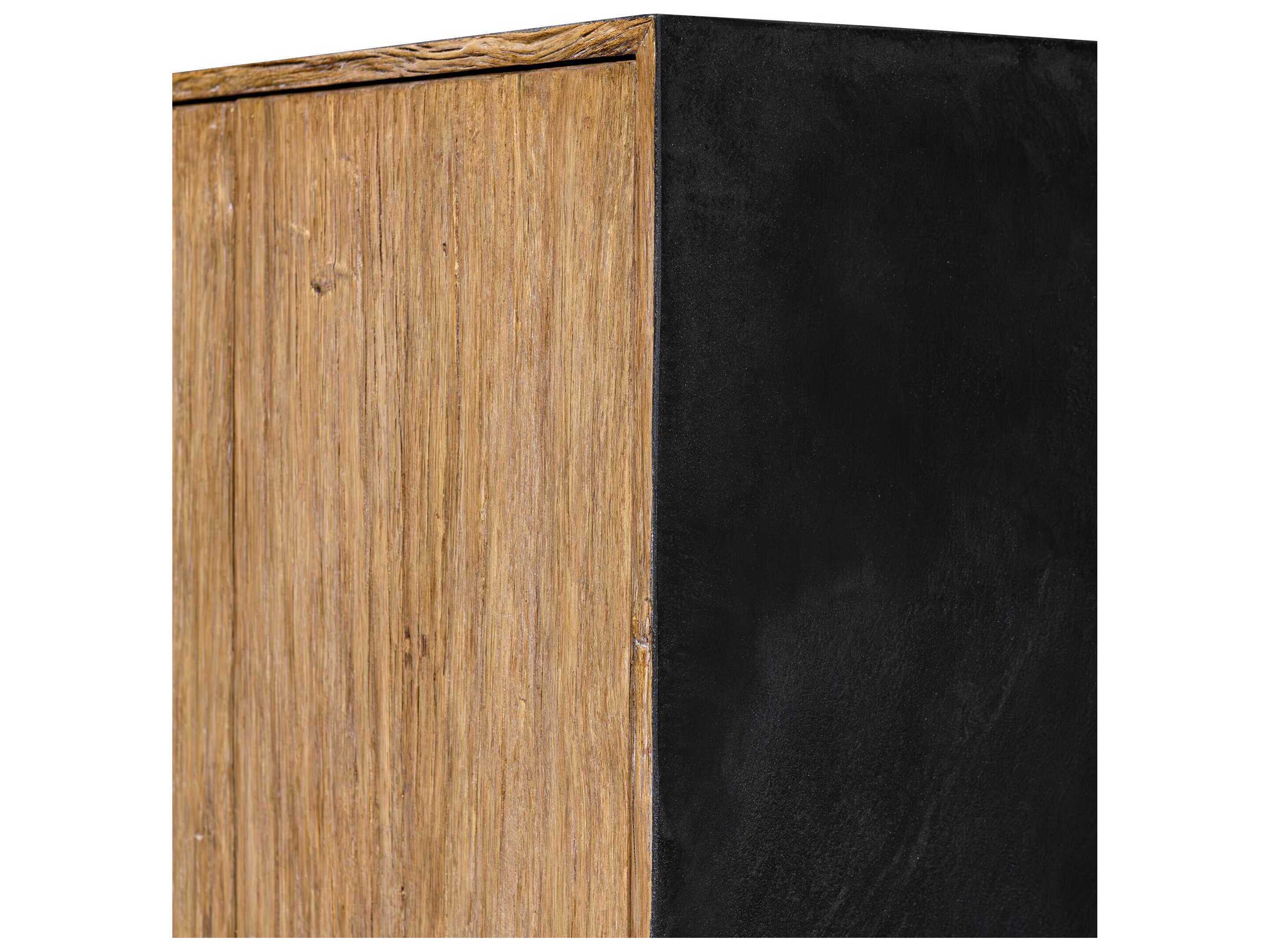 Uttermost Kelvin 90" Mahogany Wood Media Console