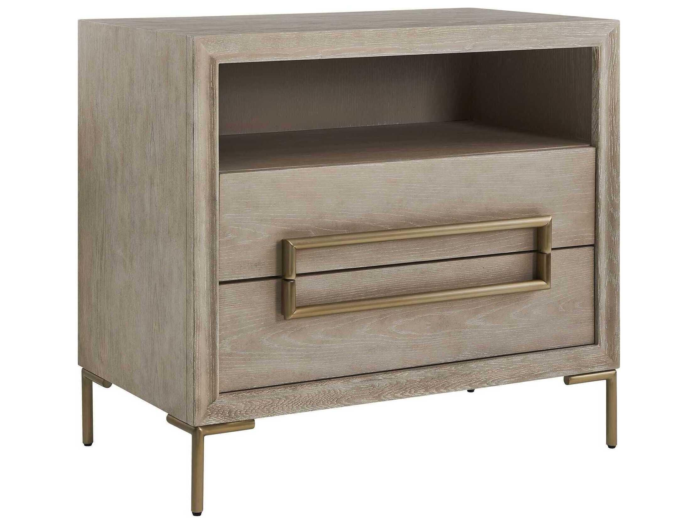 Uttermost Alessia Rectangular Wood End Table