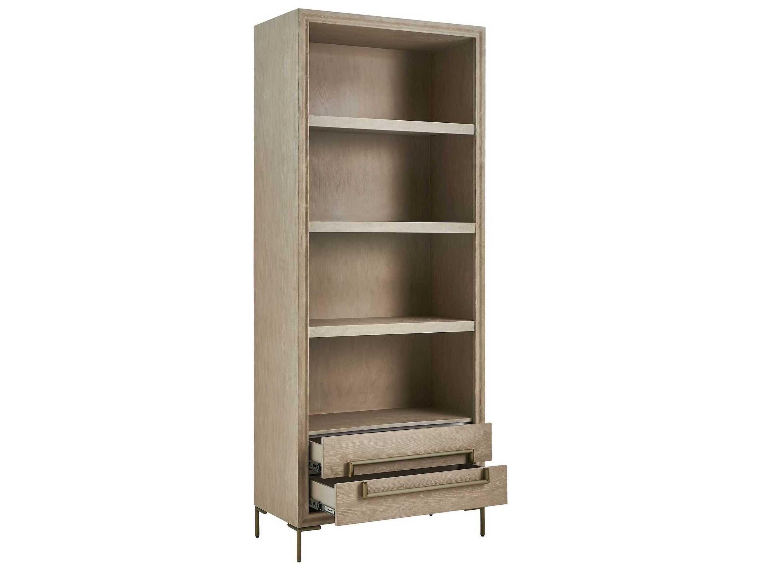 Uttermost Alessia Light Oak Bookcase