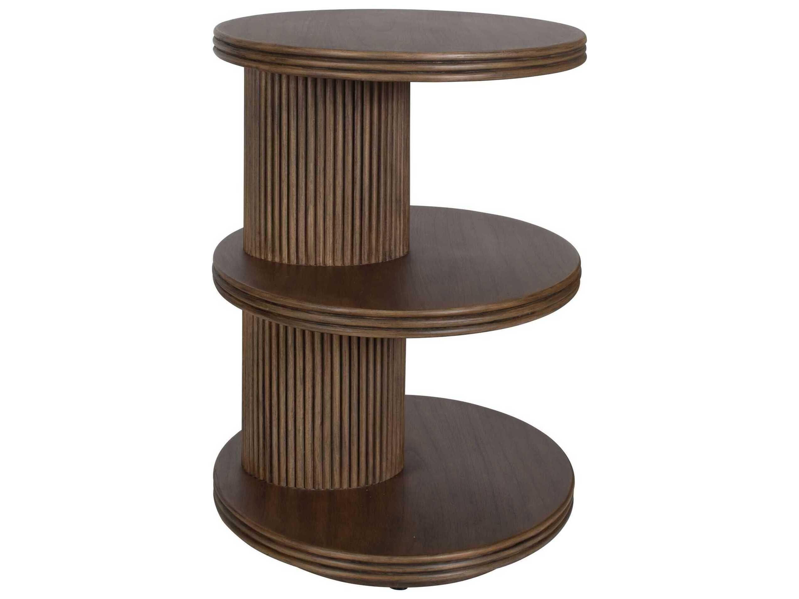 Uttermost Top Tier Oval Wood End Table