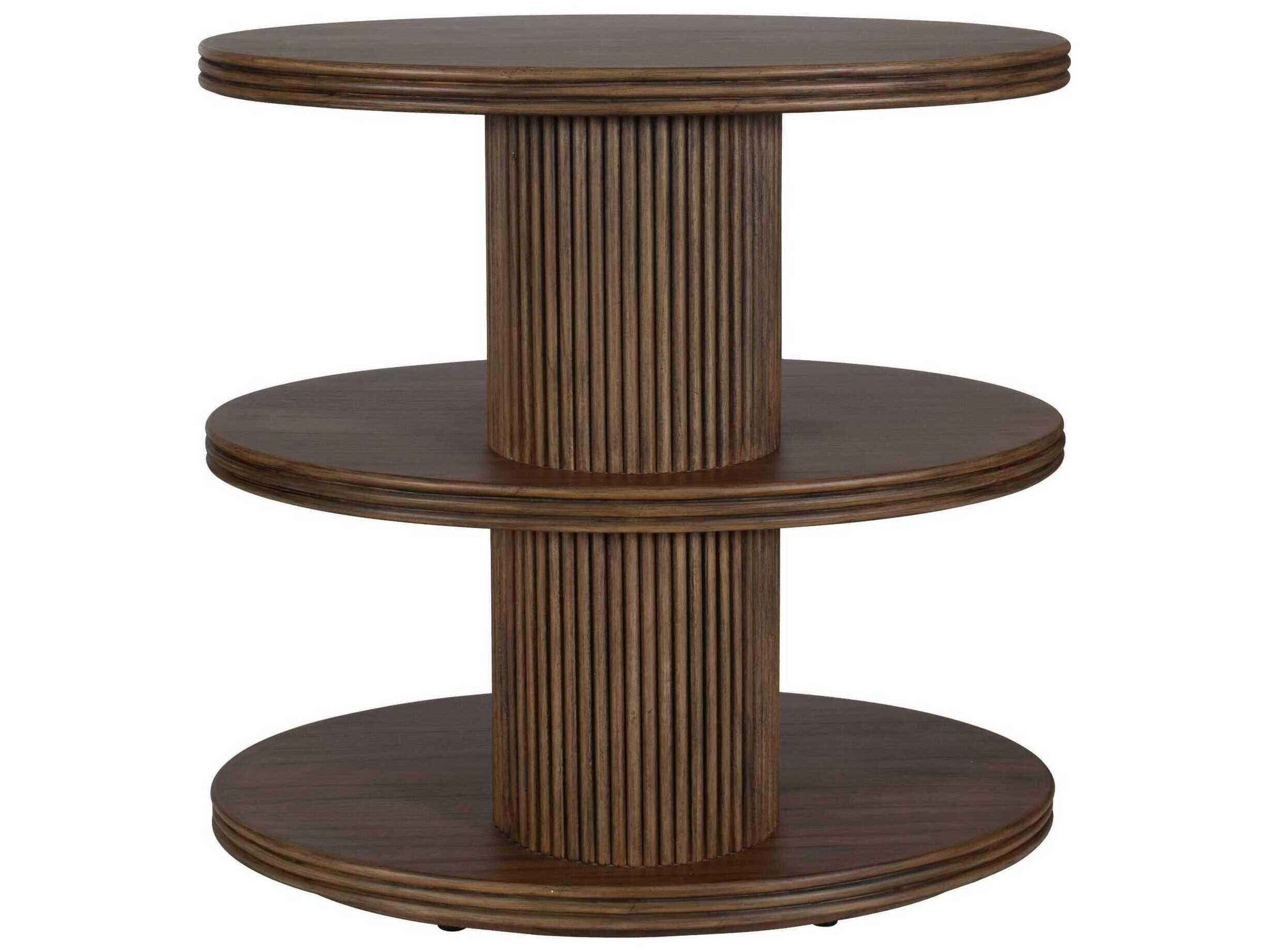 Uttermost Top Tier Oval Wood End Table