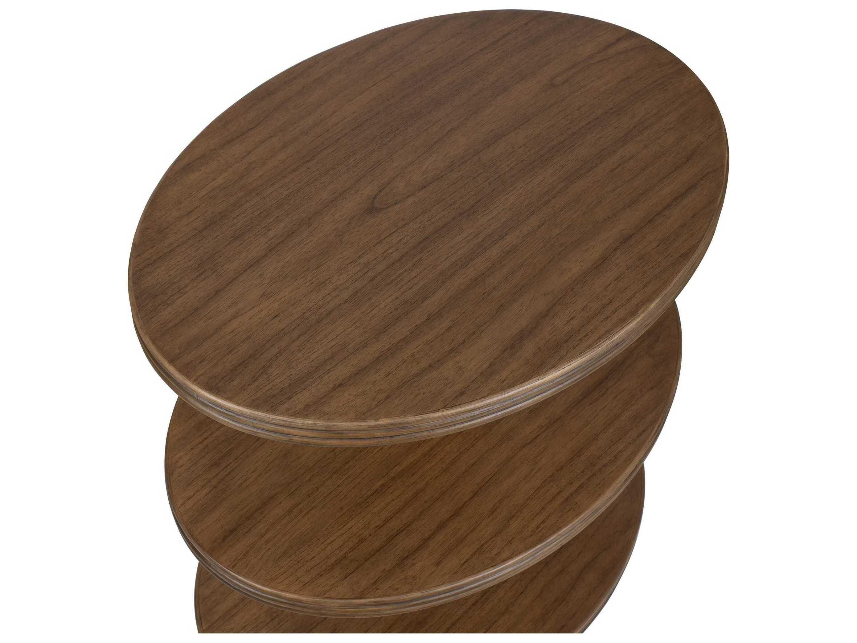 Uttermost Top Tier Oval Wood End Table