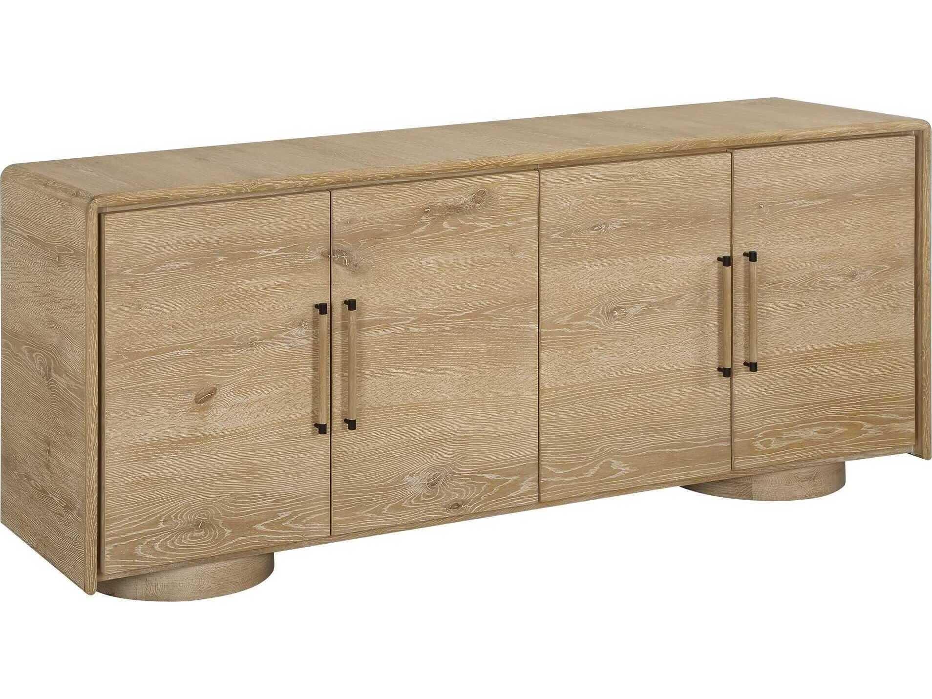 Uttermost Evanston 78" Oak Wood Sideboard