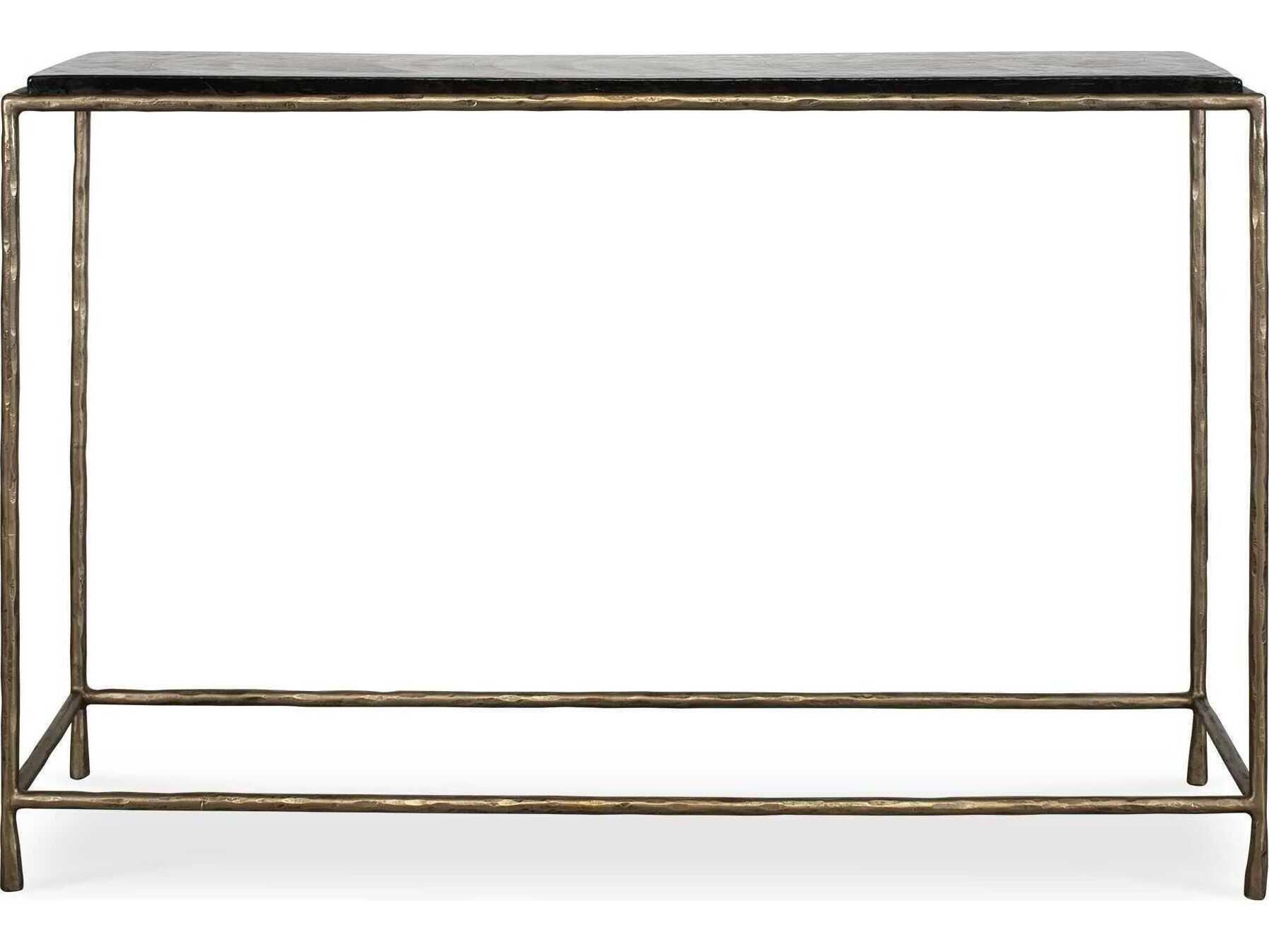 Uttermost Ovard Rectangular Glass Console Table