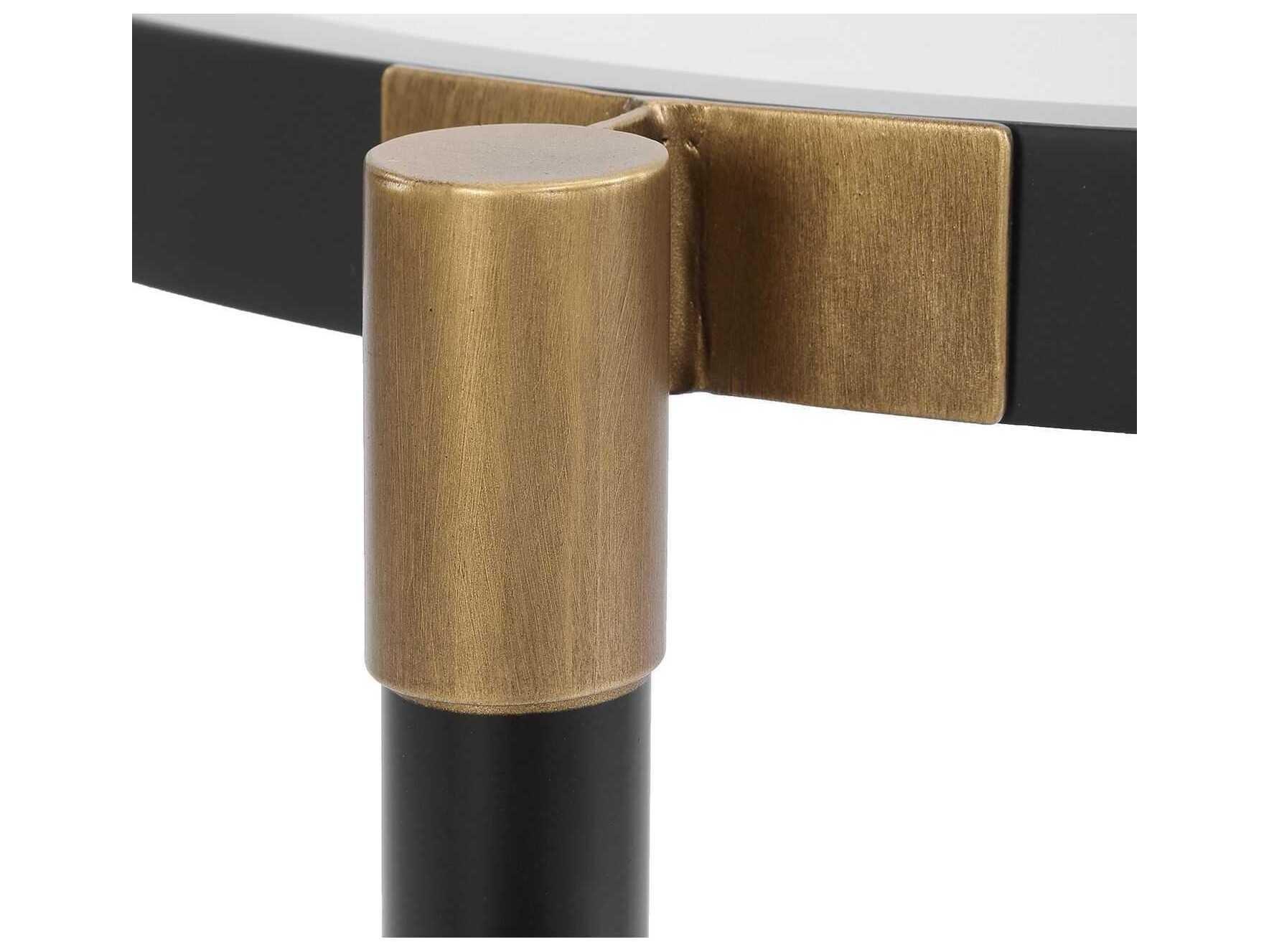 Uttermost Chadid Round Glass End Table