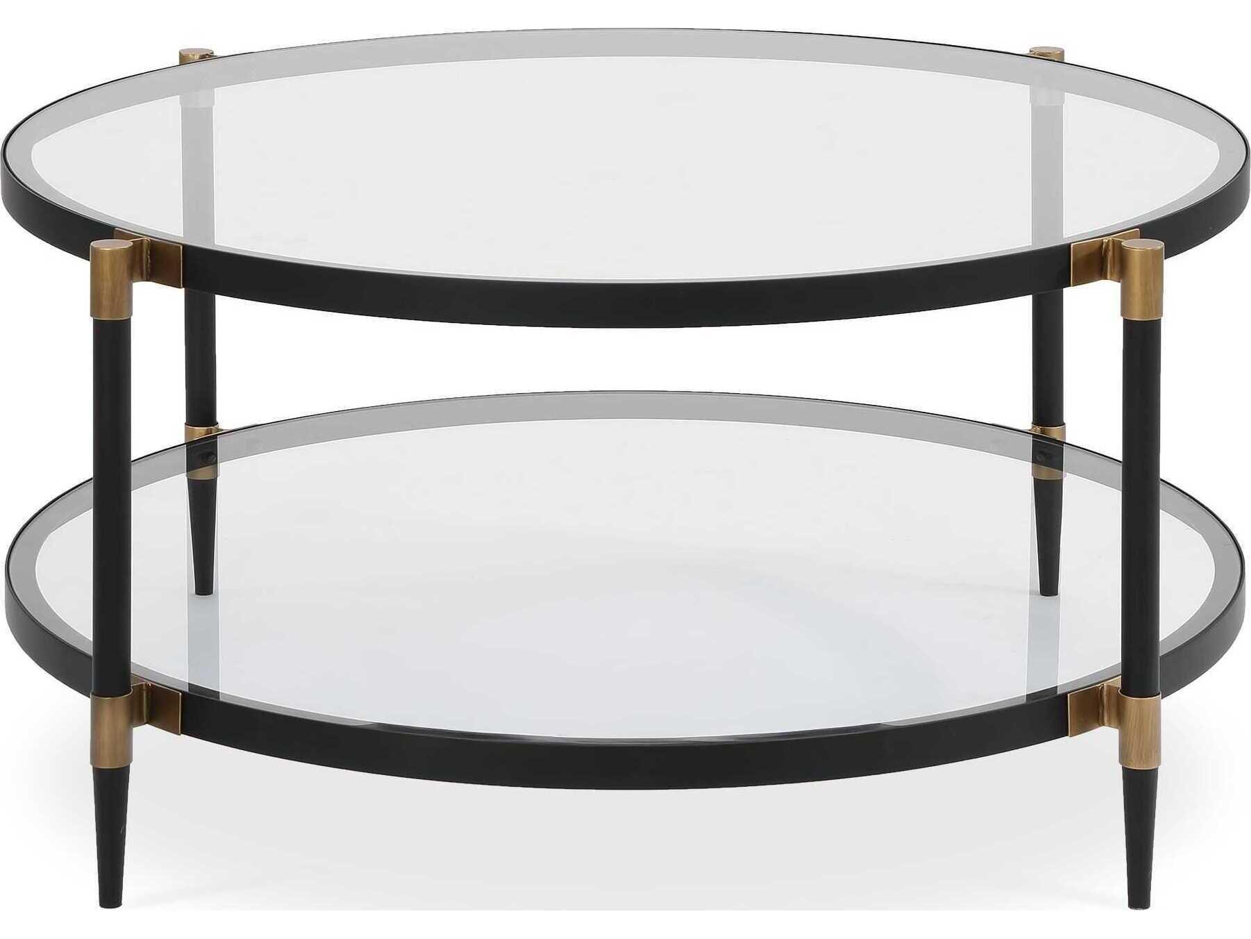 Uttermost Chadid Round Glass Coffee Table