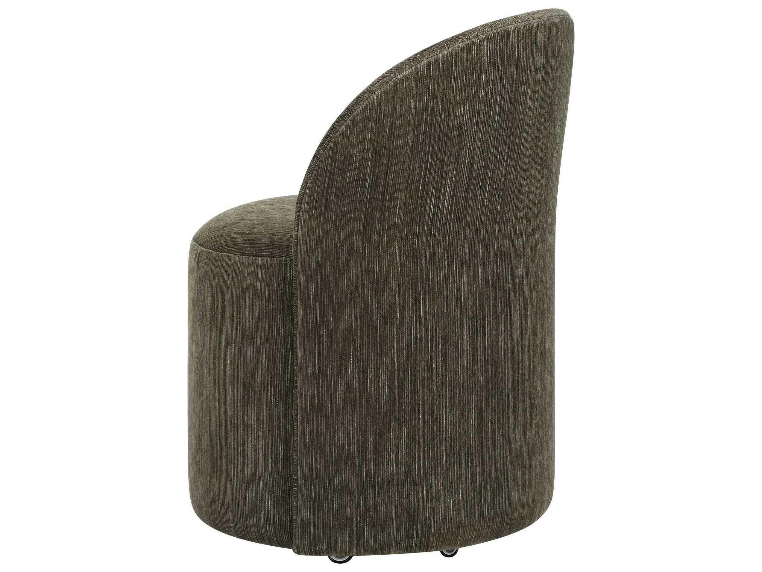 Uttermost Roll With It Plywood Green Upholstered Armless Dining Chair