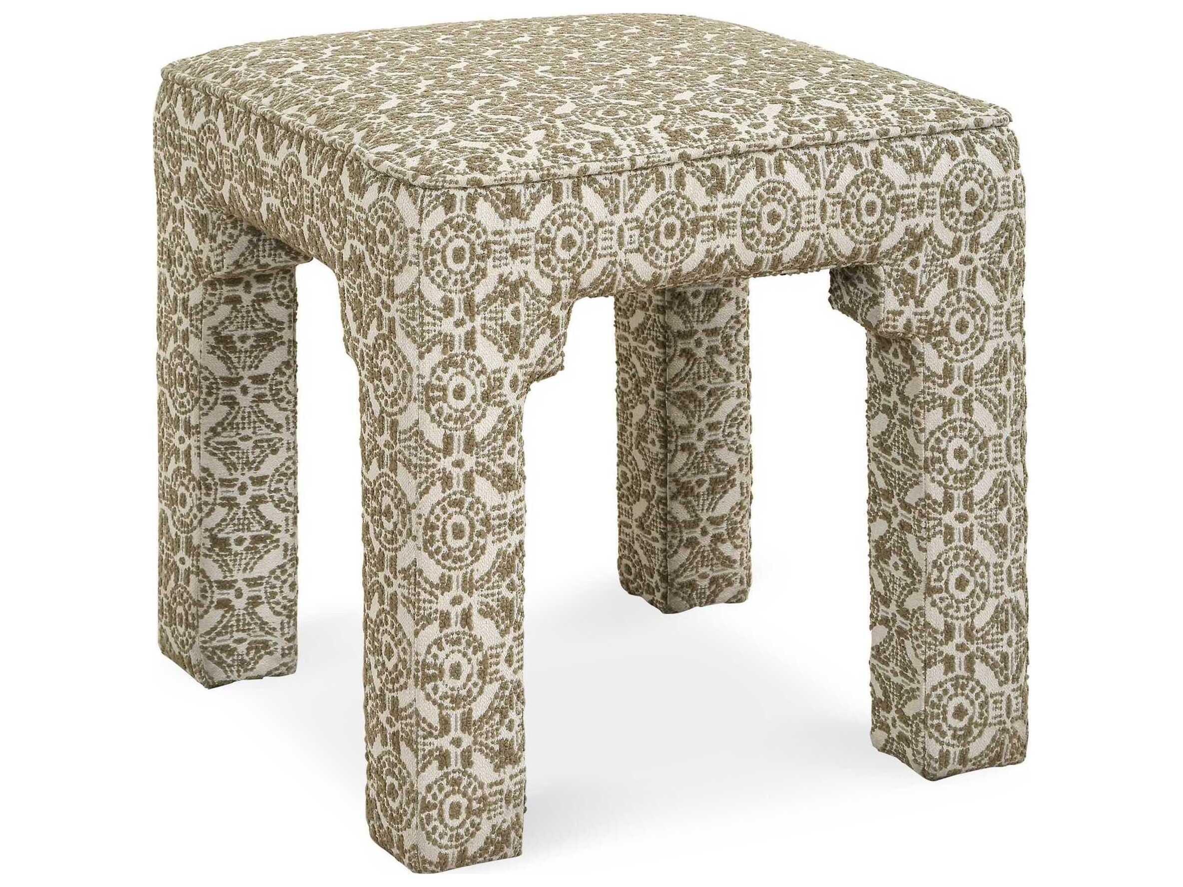 Uttermost Satoria Olive Green Upholstered Accent Bench