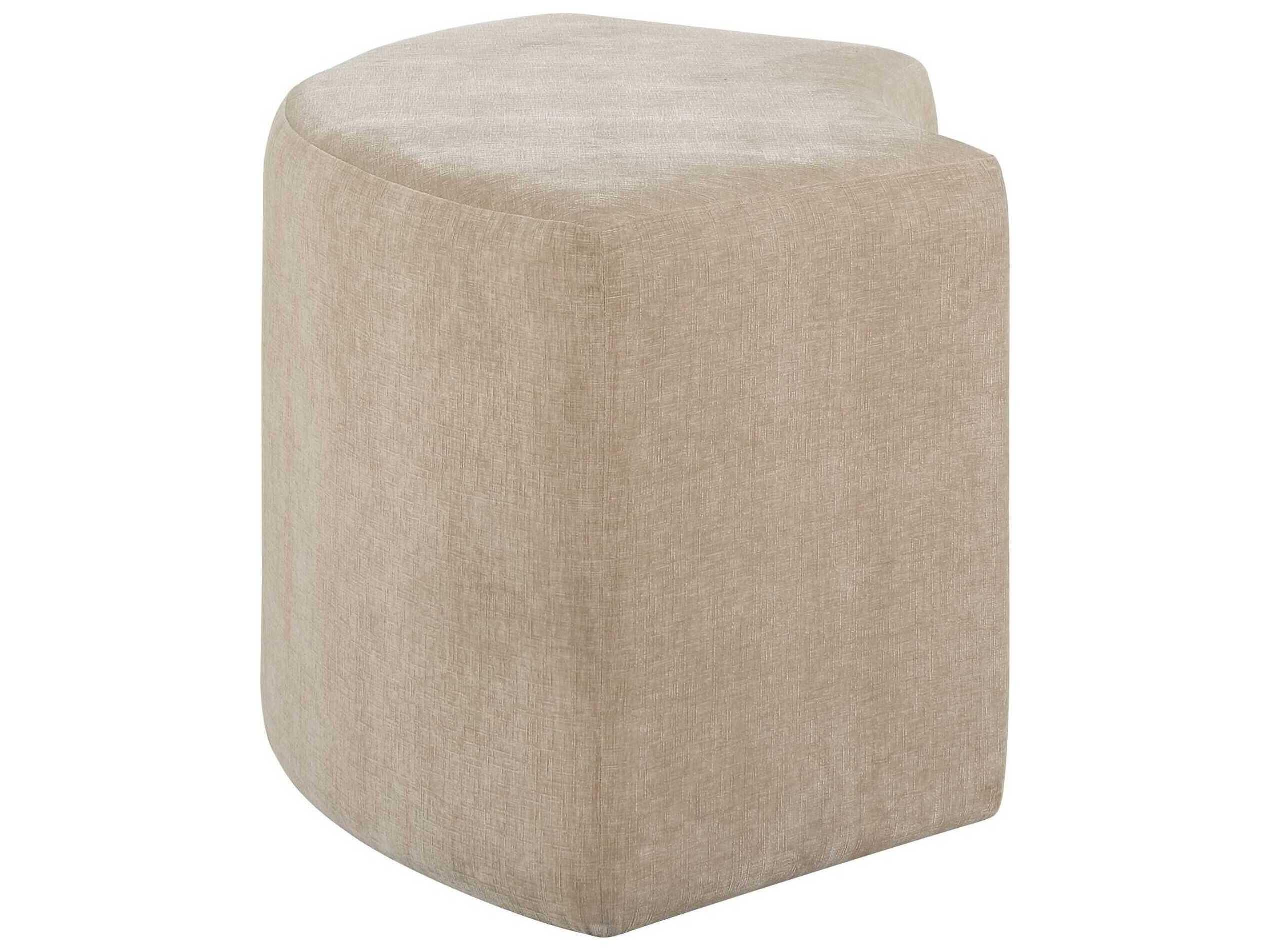 Uttermost Khai Flax Beige Upholstered Accent Bench