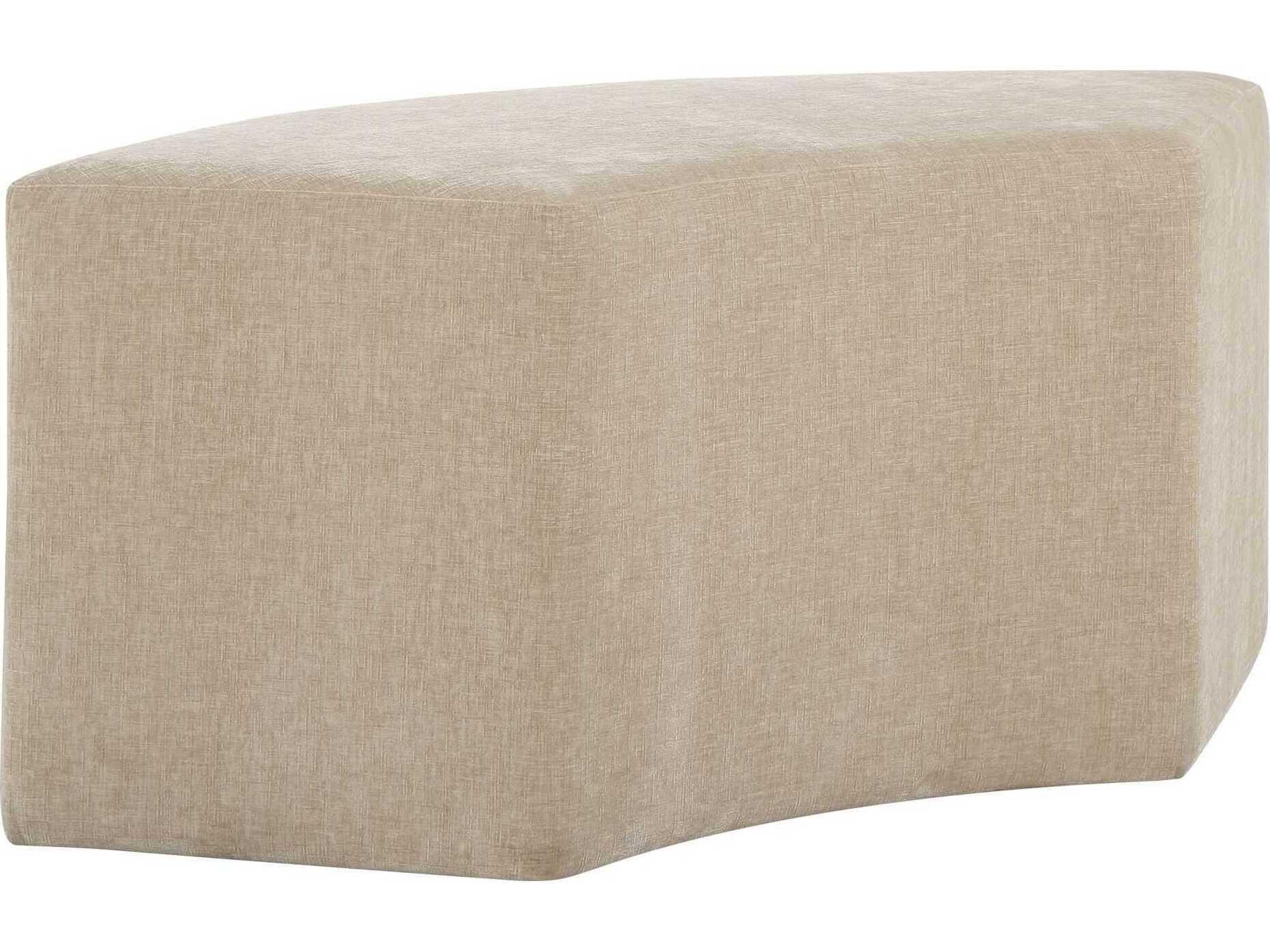 Uttermost Khai Flax Beige Upholstered Accent Bench