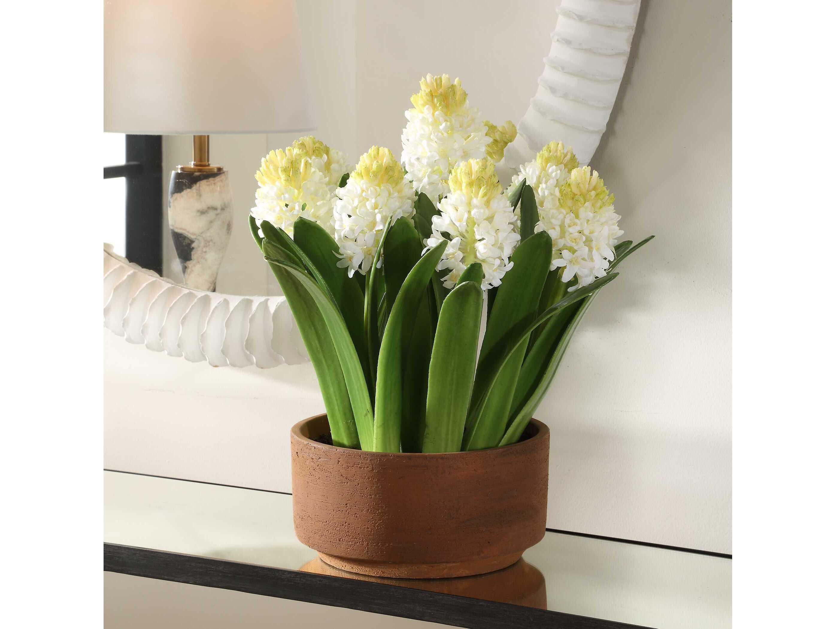 Uttermost Sincerity Potted Hyacinth Plant