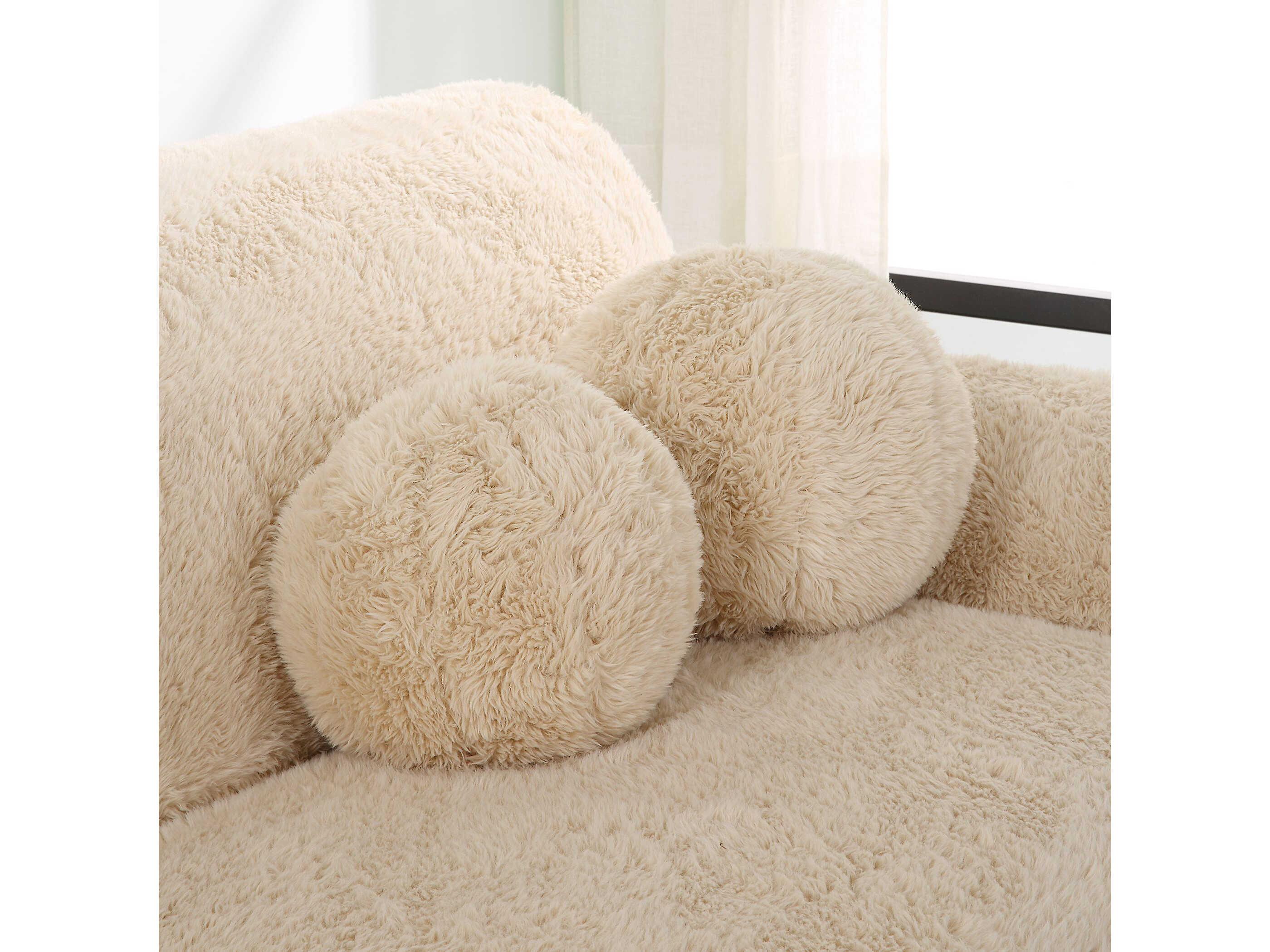 Uttermost Abide Ball Sheepskin Pillows Set of 2