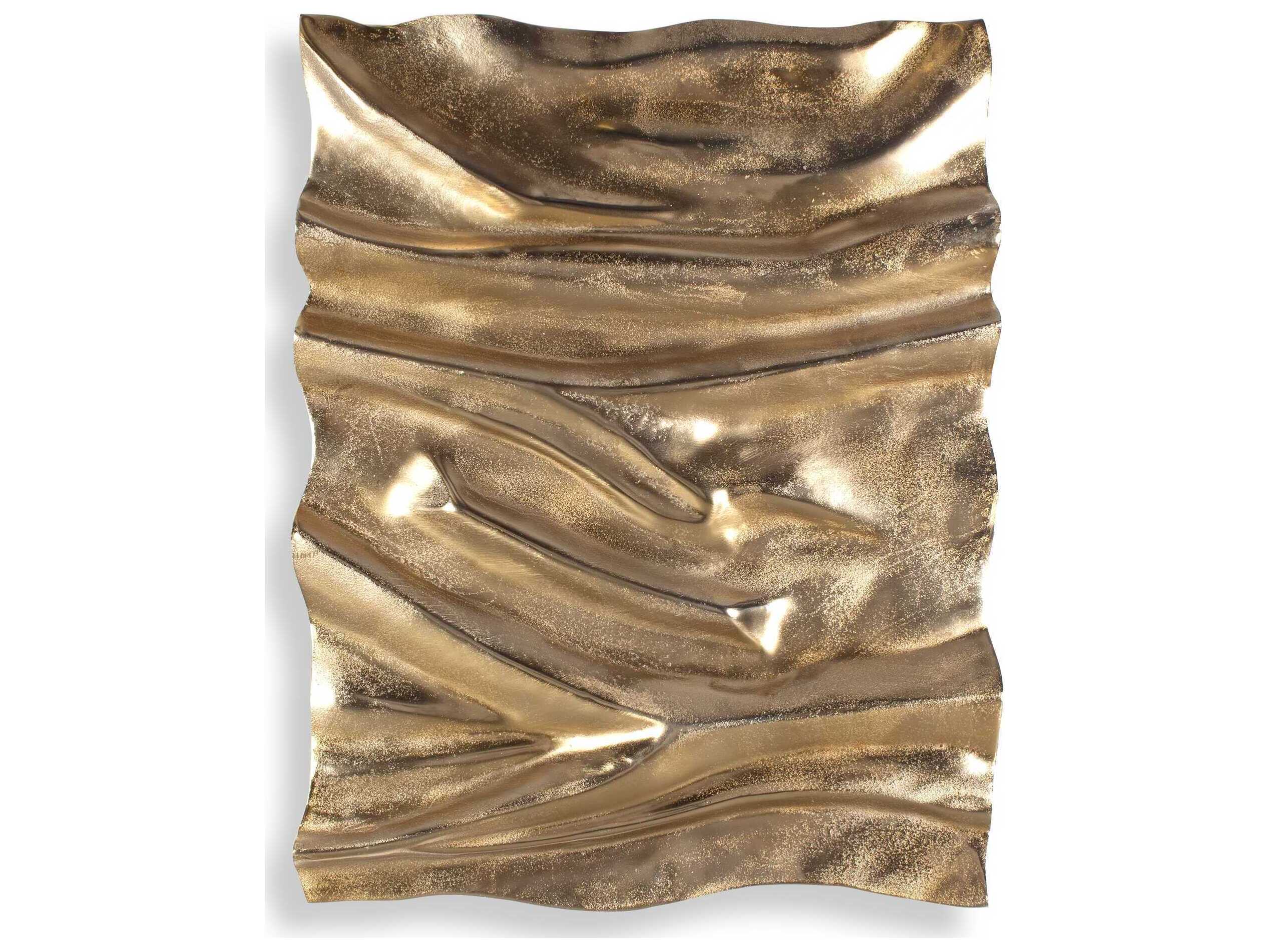 Uttermost Outdoor Undulate Outdoor Gold Wall Panel