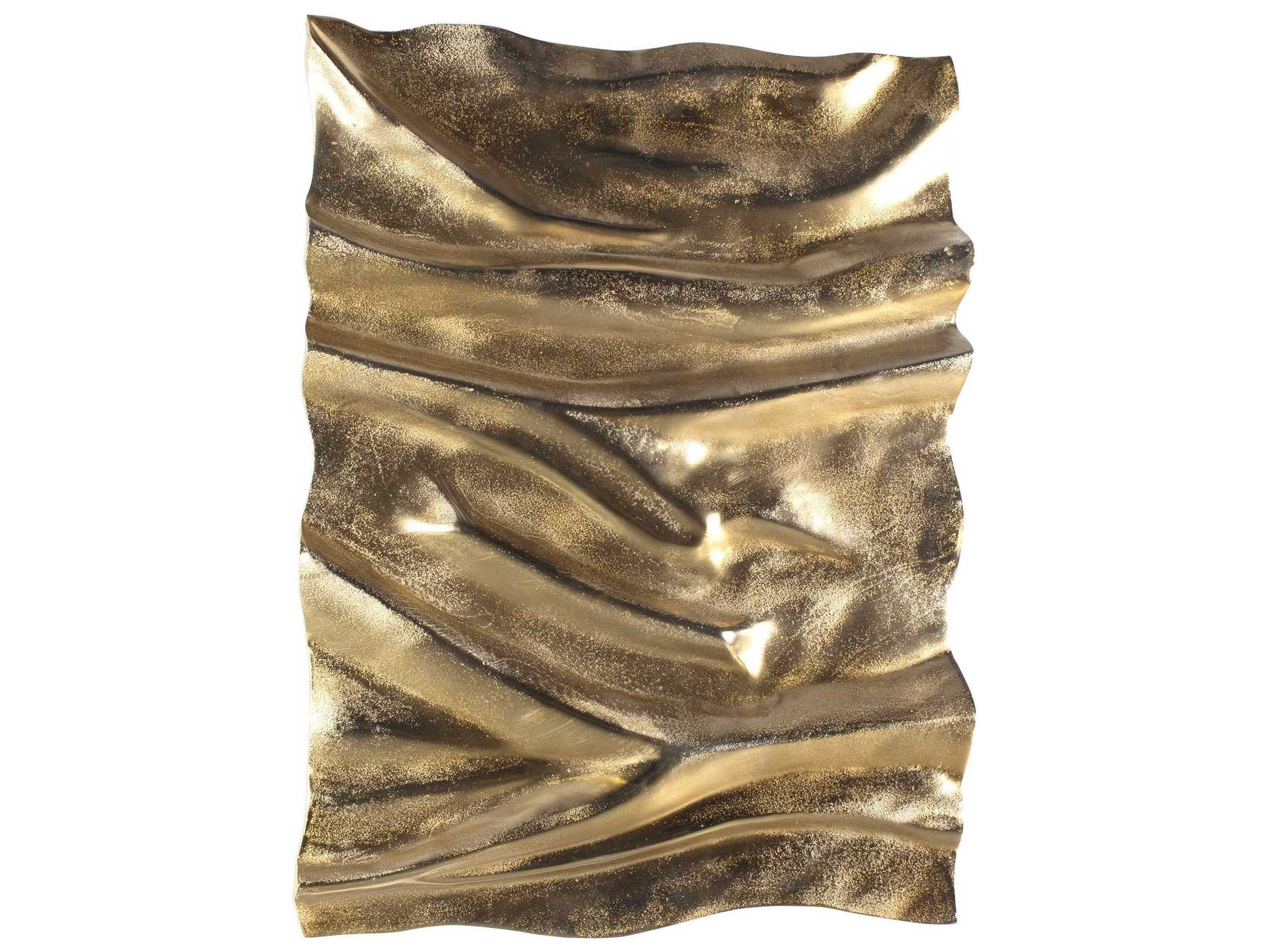 Uttermost Outdoor Undulate Outdoor Gold Wall Panel